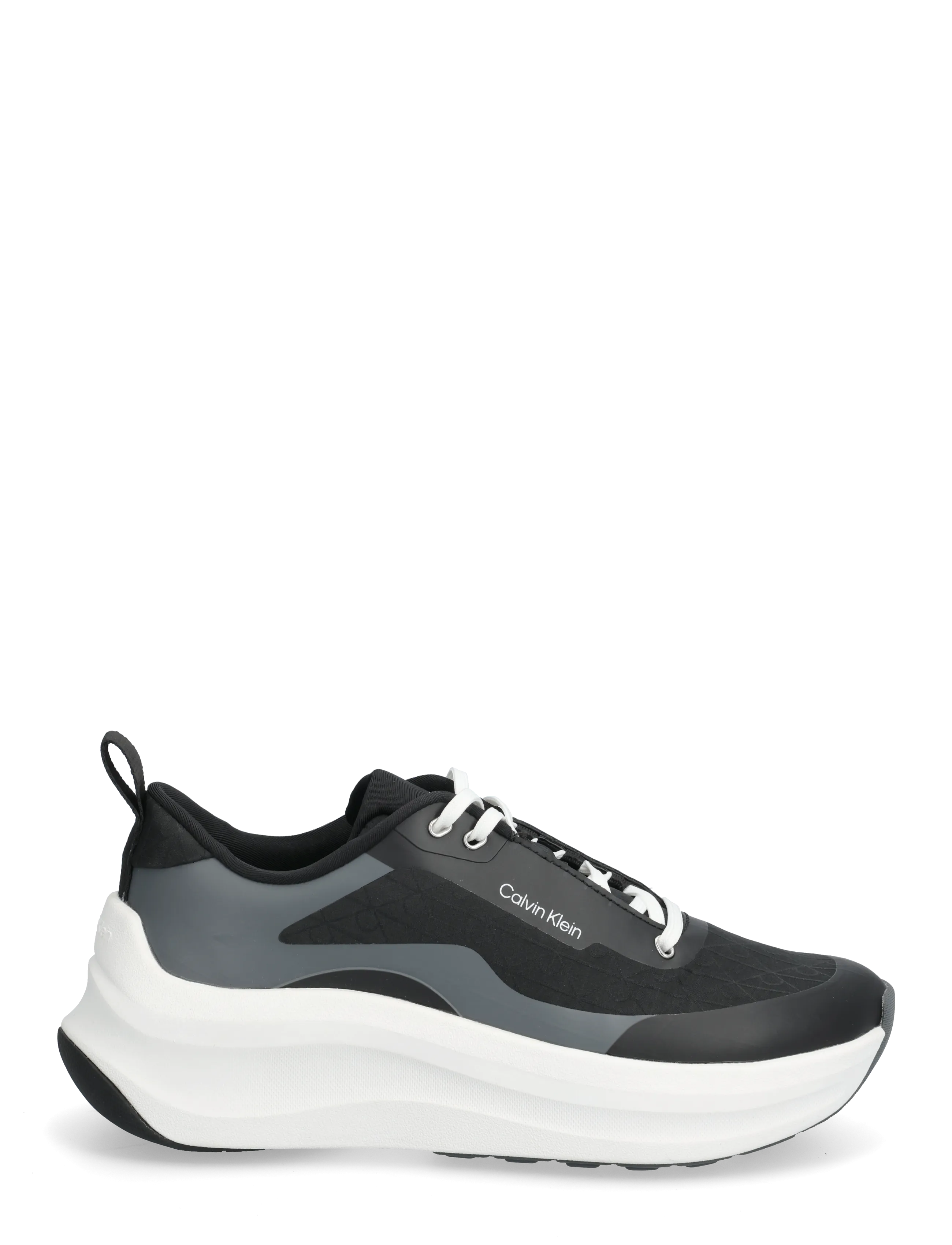 Calvin Klein - CHUNKY RUNNER LACEUP MIX AOP - confirmation - black coal - 1