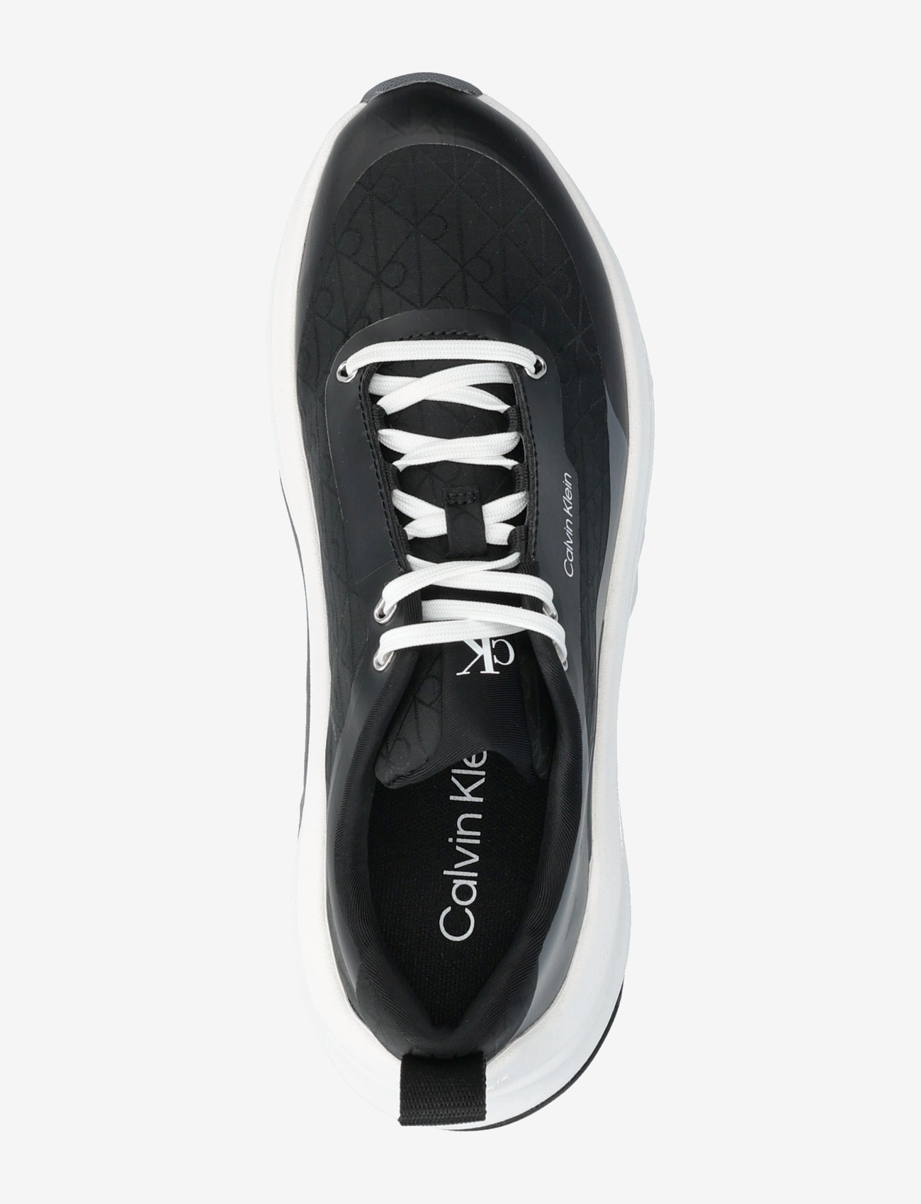 Calvin Klein - CHUNKY RUNNER LACEUP MIX AOP - konfirmation - black coal - 3