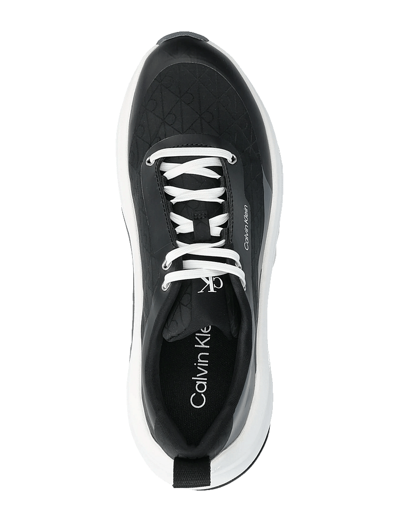 Calvin Klein - CHUNKY RUNNER LACEUP MIX AOP - konfirmation - black coal - 3