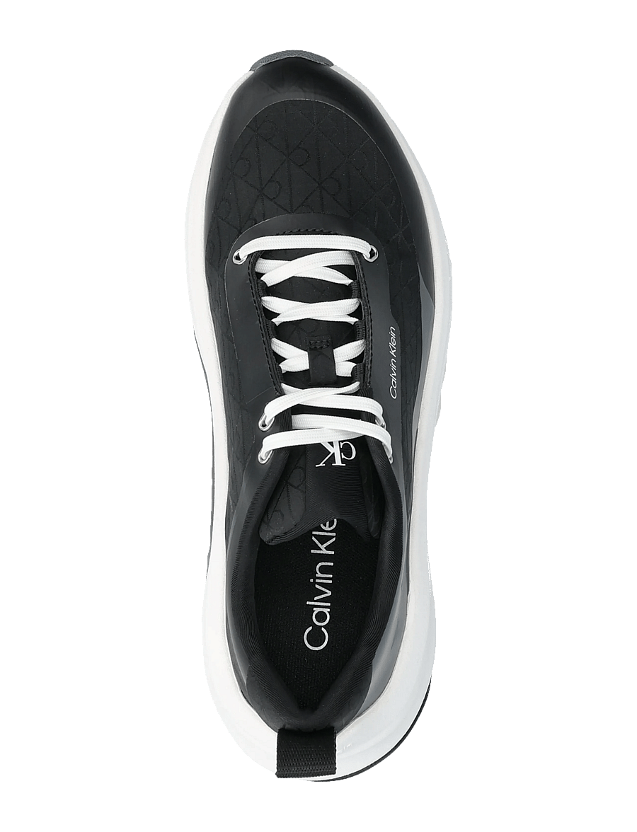 Calvin Klein - CHUNKY RUNNER LACEUP MIX AOP - confirmation - black coal - 3