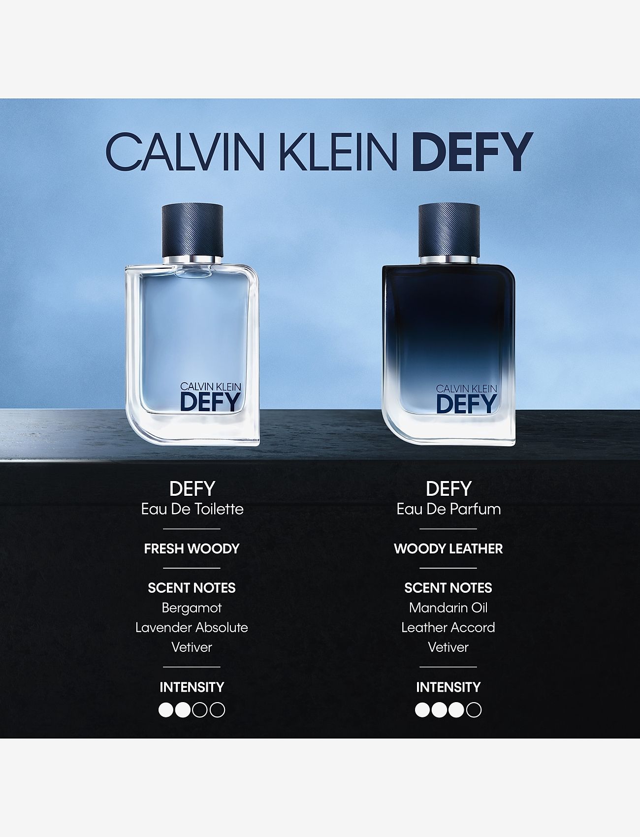 Calvin Klein - Calvin Klein Fragrance Defy Eau de parfum 50 ML - miehille  - clear - 5