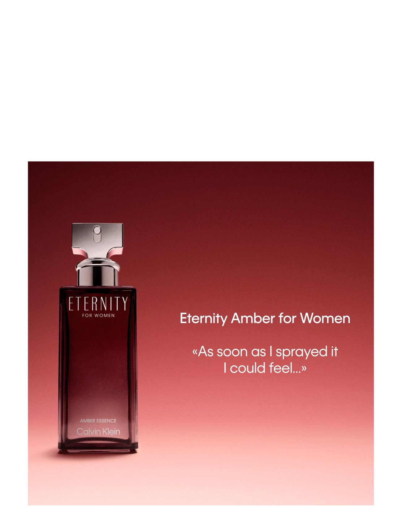 Calvin Klein - Eternity Woman Amber Essence Eau de parfum 50.00 ML - bliv klar til date night - clear - 3