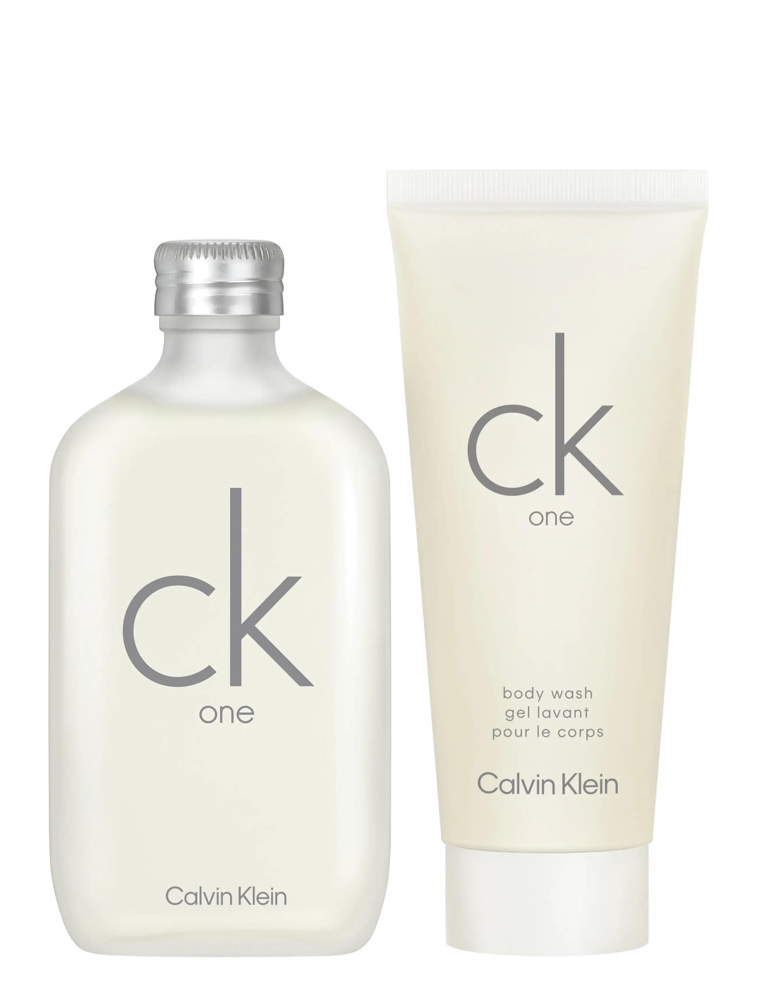 Calvin Klein - Gift Set CK One EdT + Body Wash - til ham - clear - 1