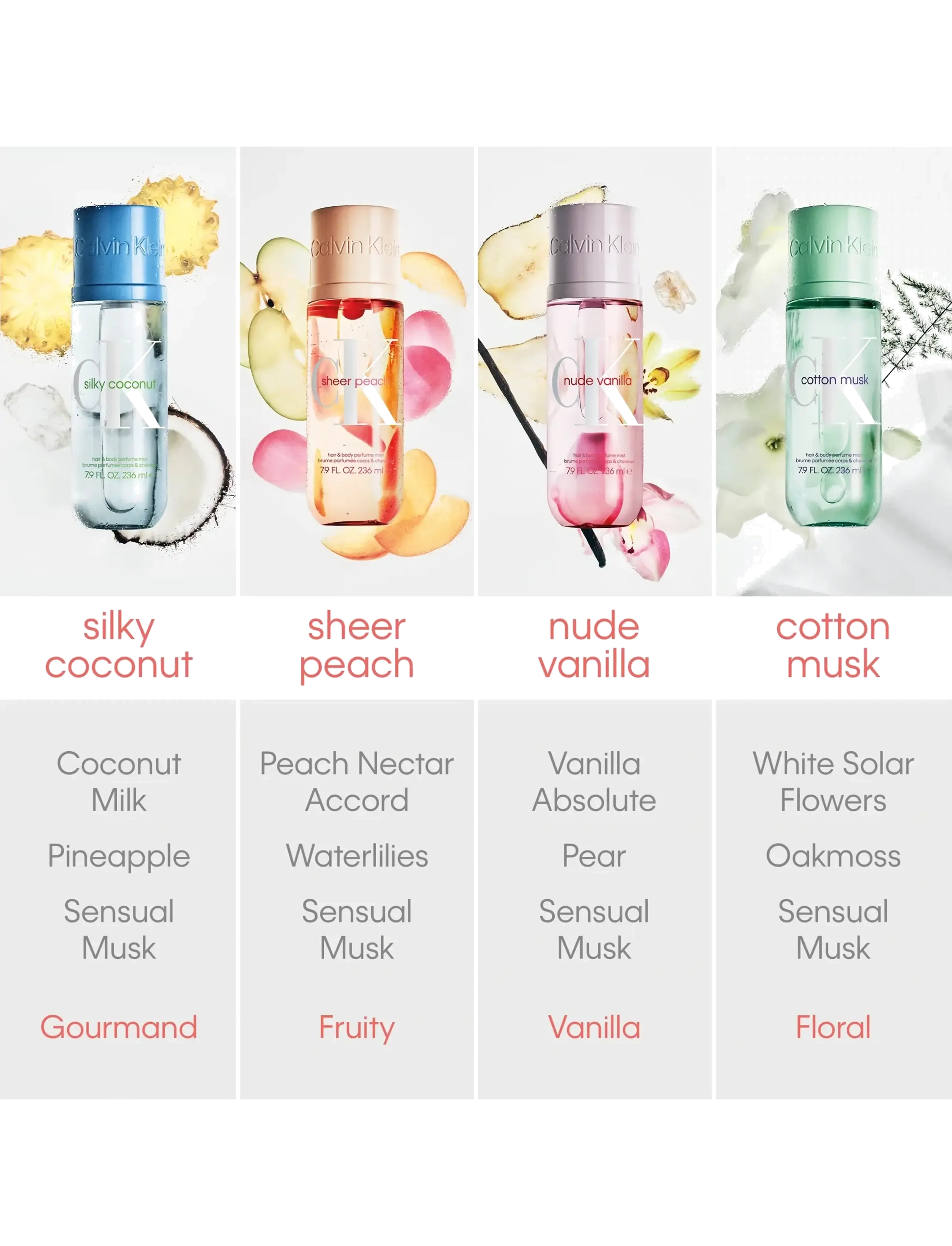 Calvin Klein - Silky Coconut Hair & Body Mist - parfym - no color - 5