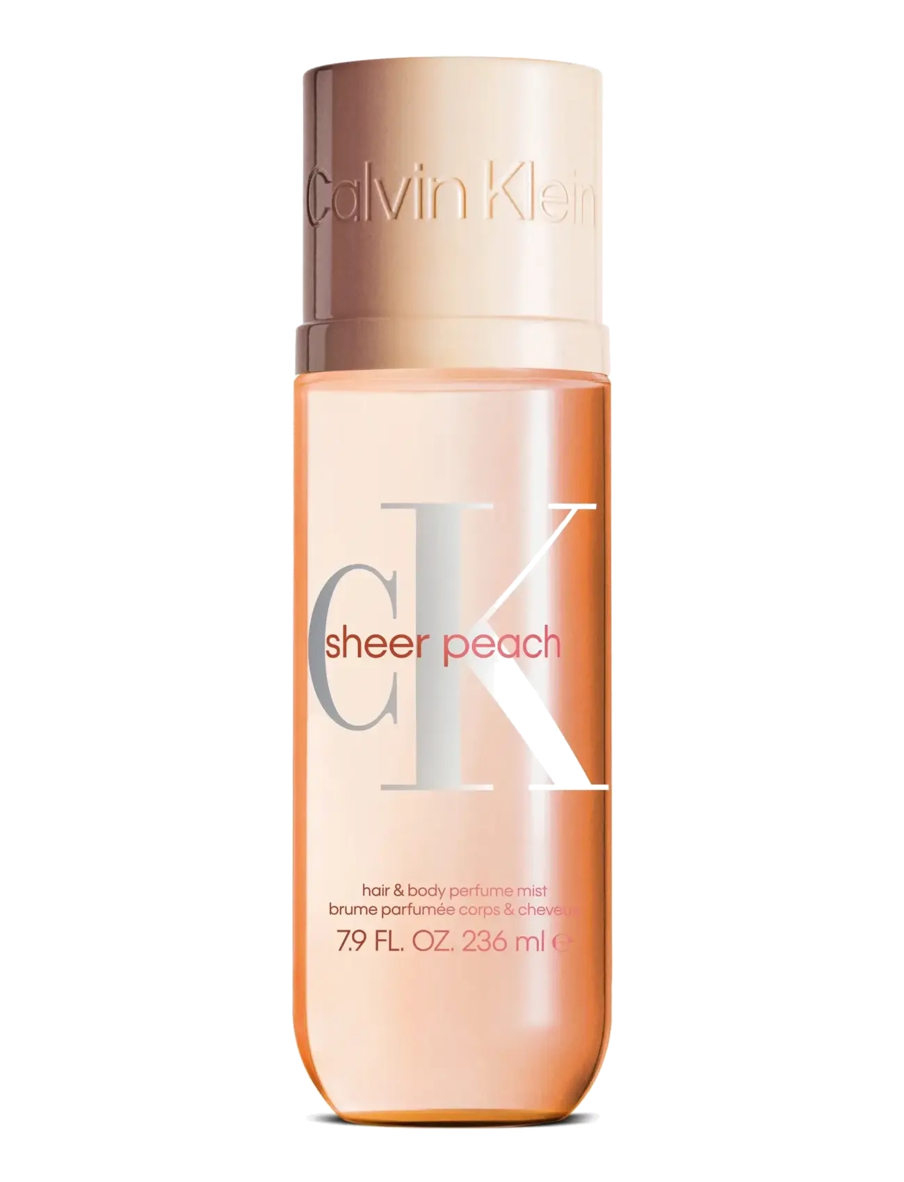 Calvin Klein Sheer Peach Hair & Body Mist, 236 ml, Nude, Fragrance > Fragrance Mists, Dame