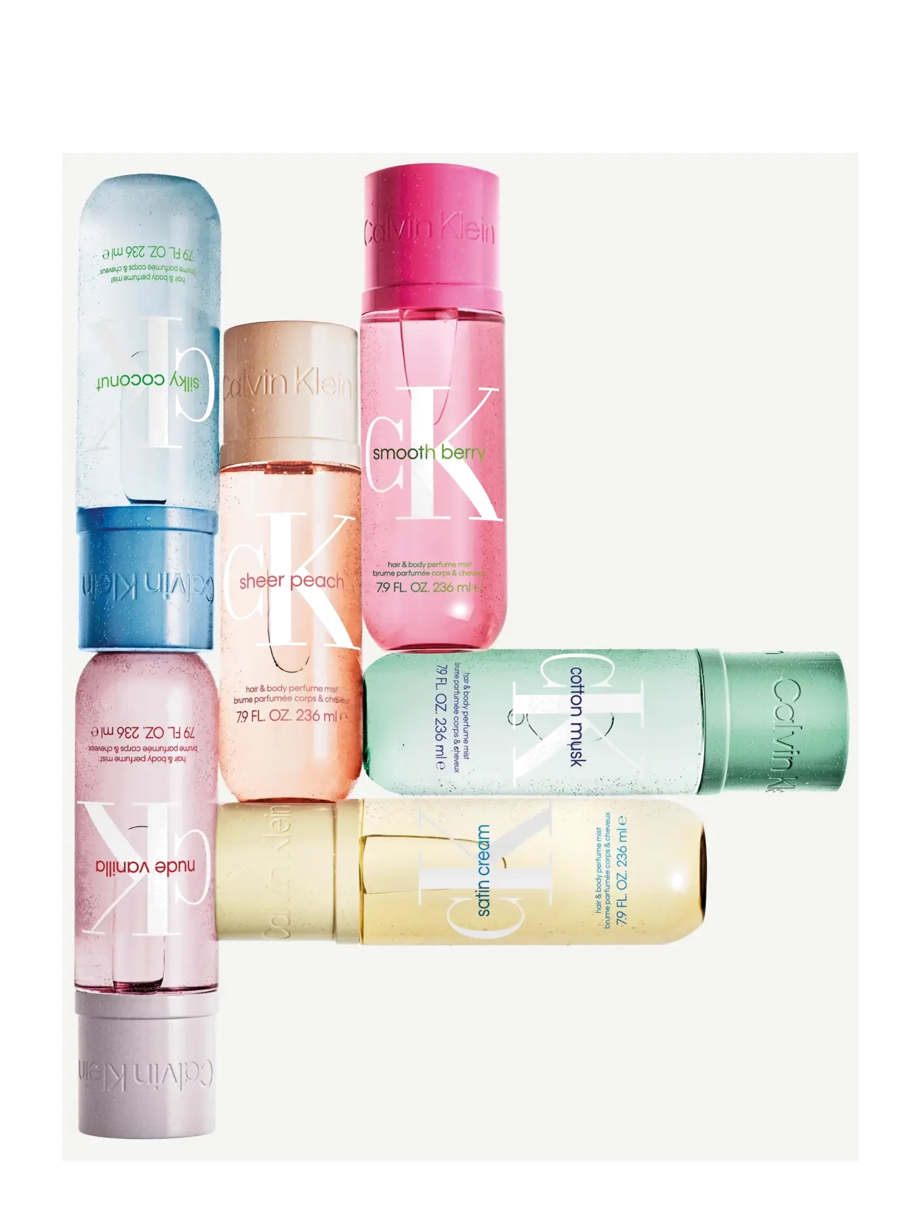 Calvin Klein - Satin Cream Hair & Body Mist - parfym - clear - 4