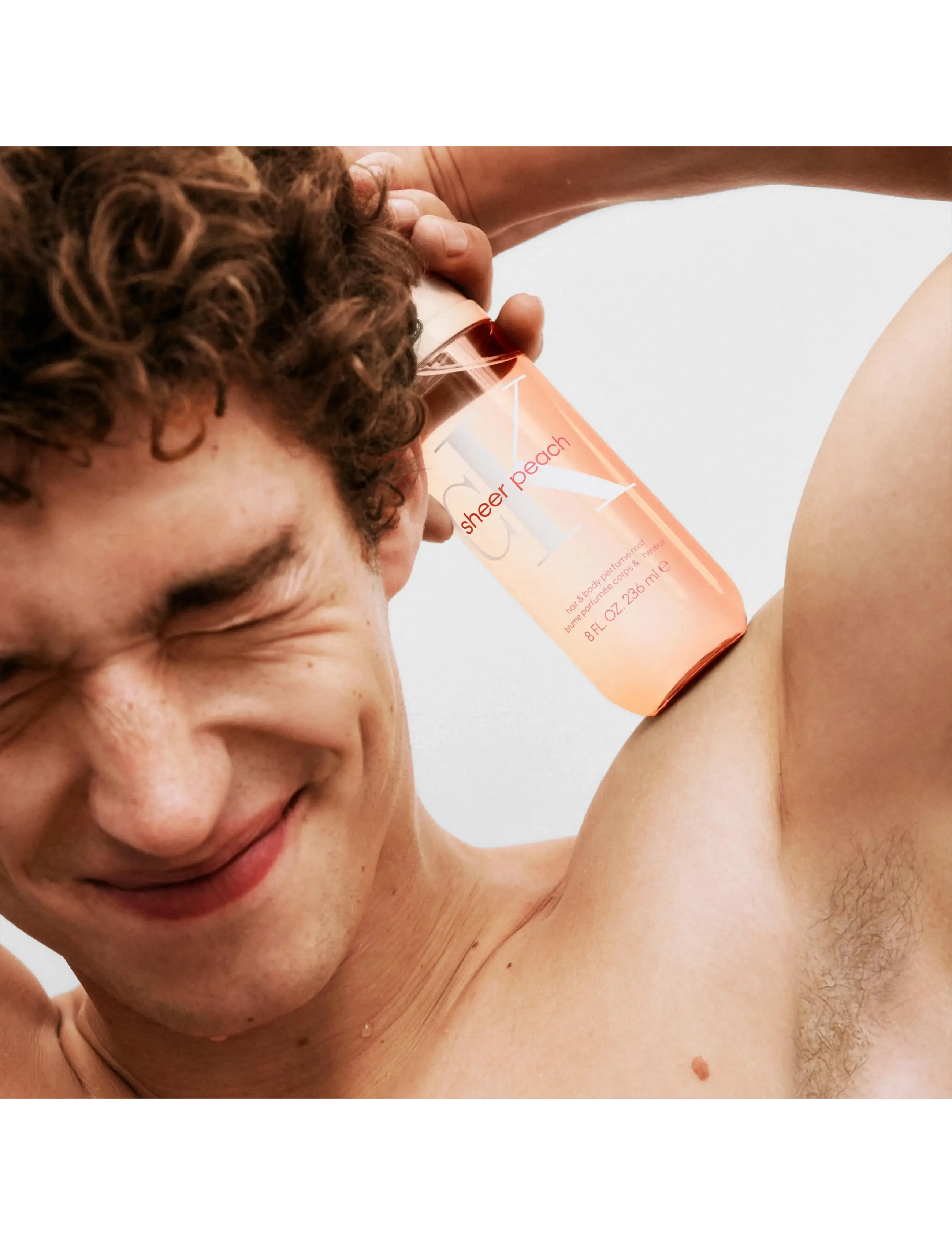 Calvin Klein - Sheer Peach Hair & Body Mist - parfym - clear - 2