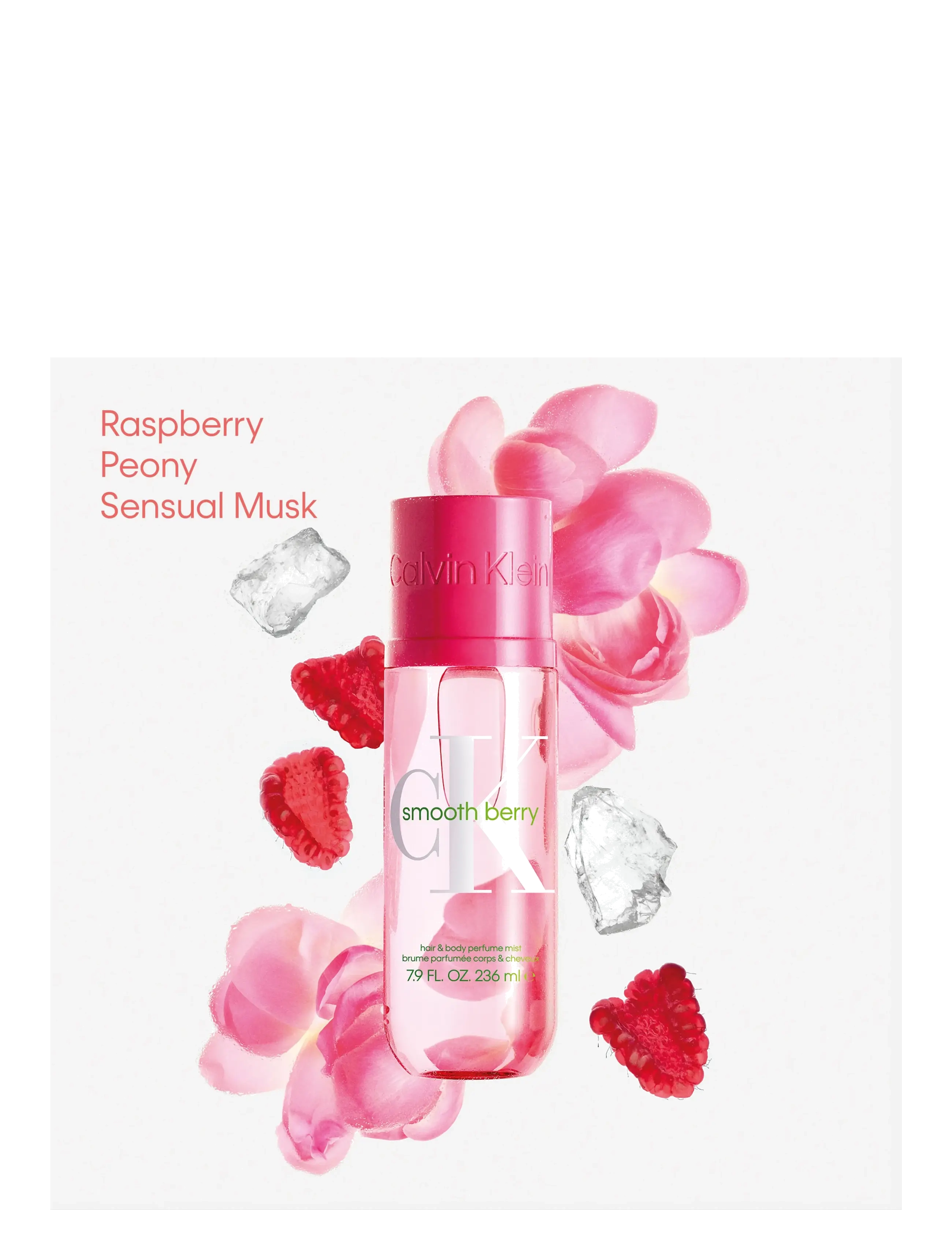 Calvin Klein - Smooth Berry Hair & Body Mist - parfym - clear - 1
