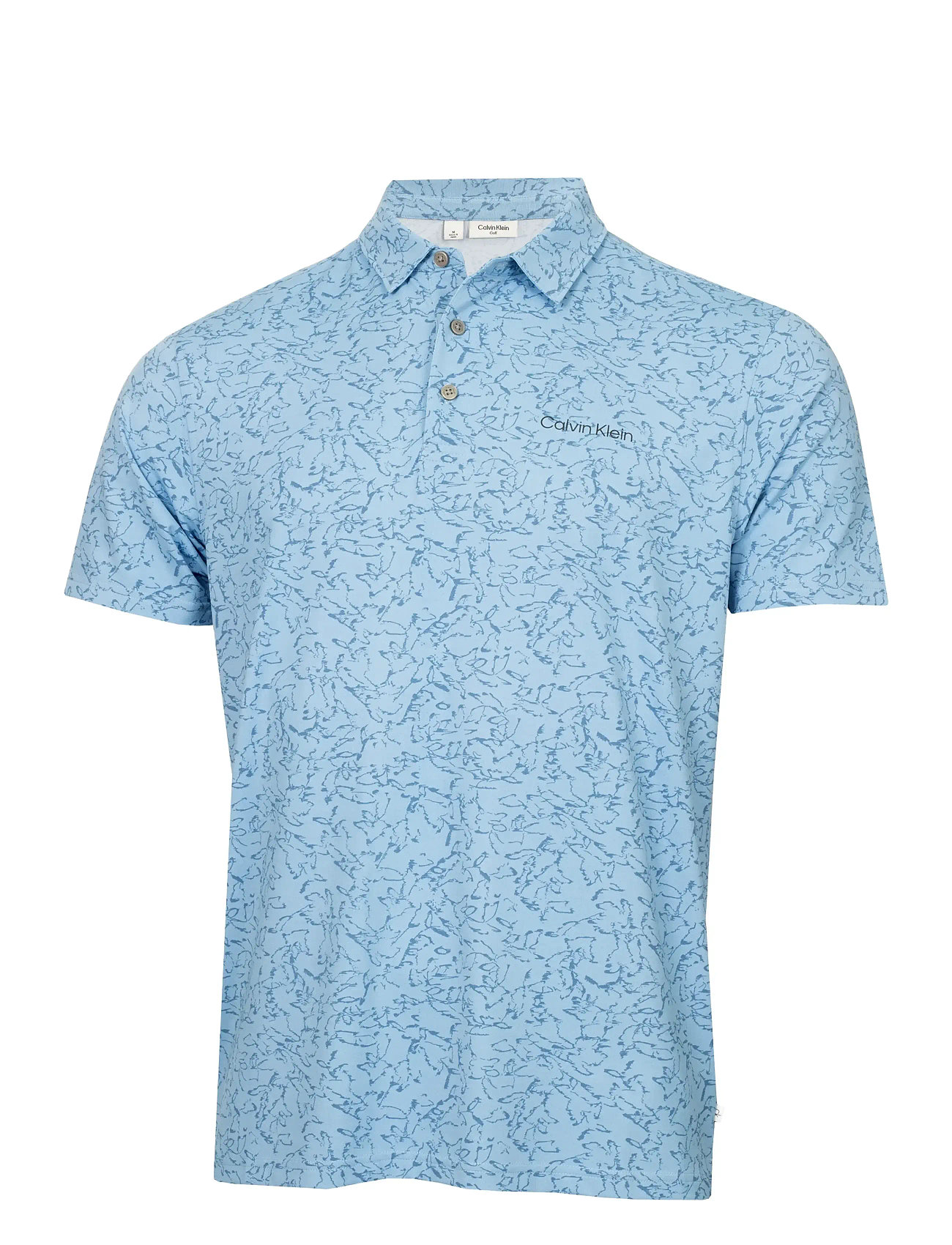 Calvin Klein Golf Springs Printed Polo - Blue - S 2