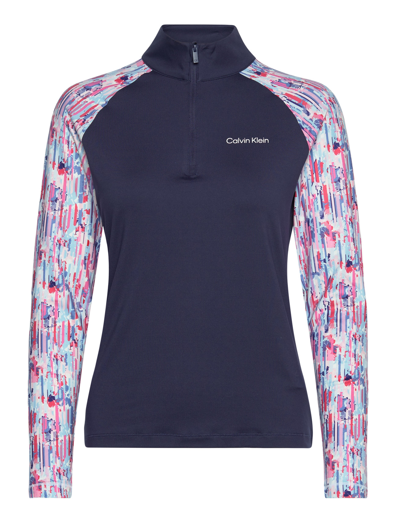 Calvin Klein Golf Dakota Quarter Zip Top - Pink - S 2