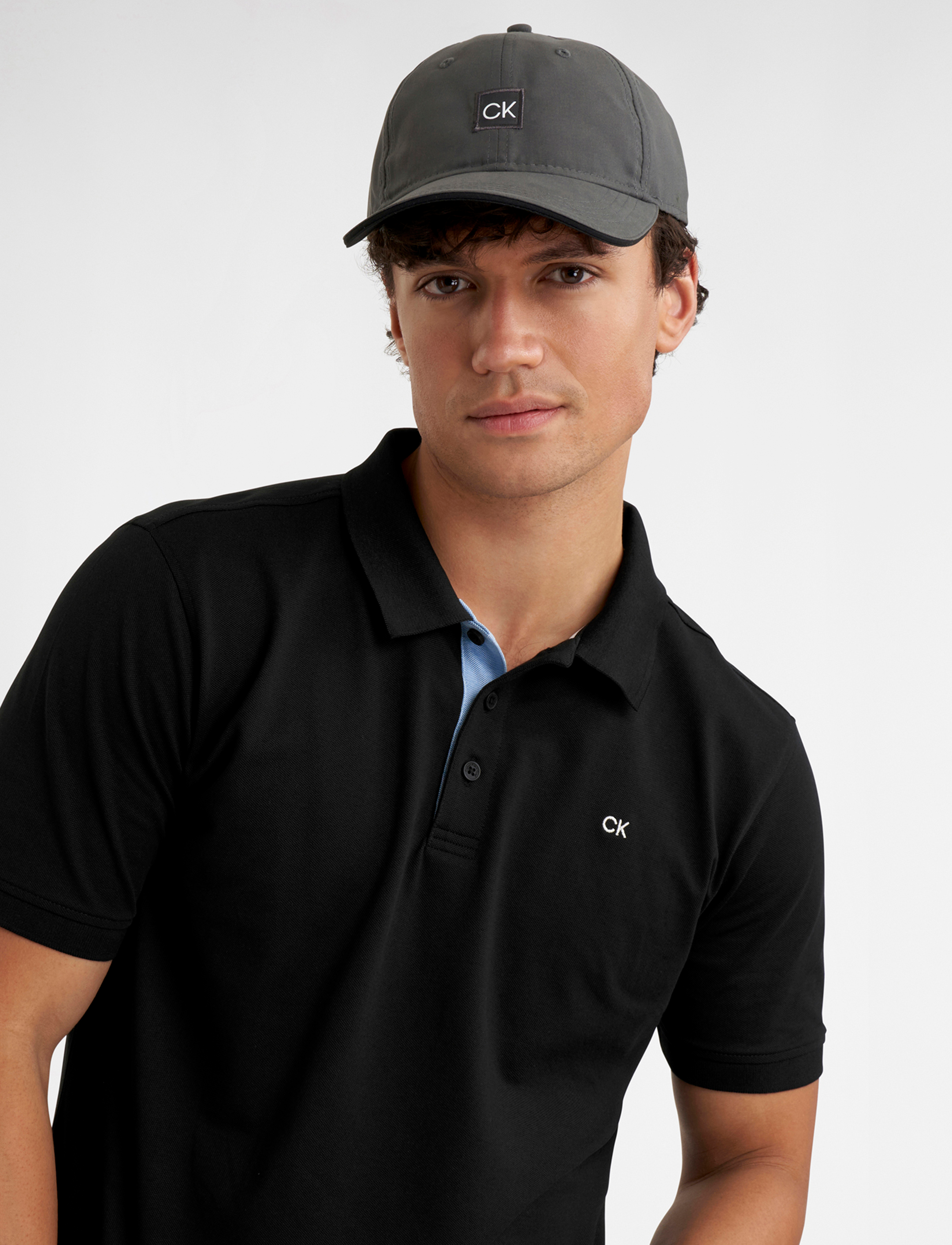 Calvin Klein Golf - MICROFIBRE BASEBALL CAP - charcoal - 3