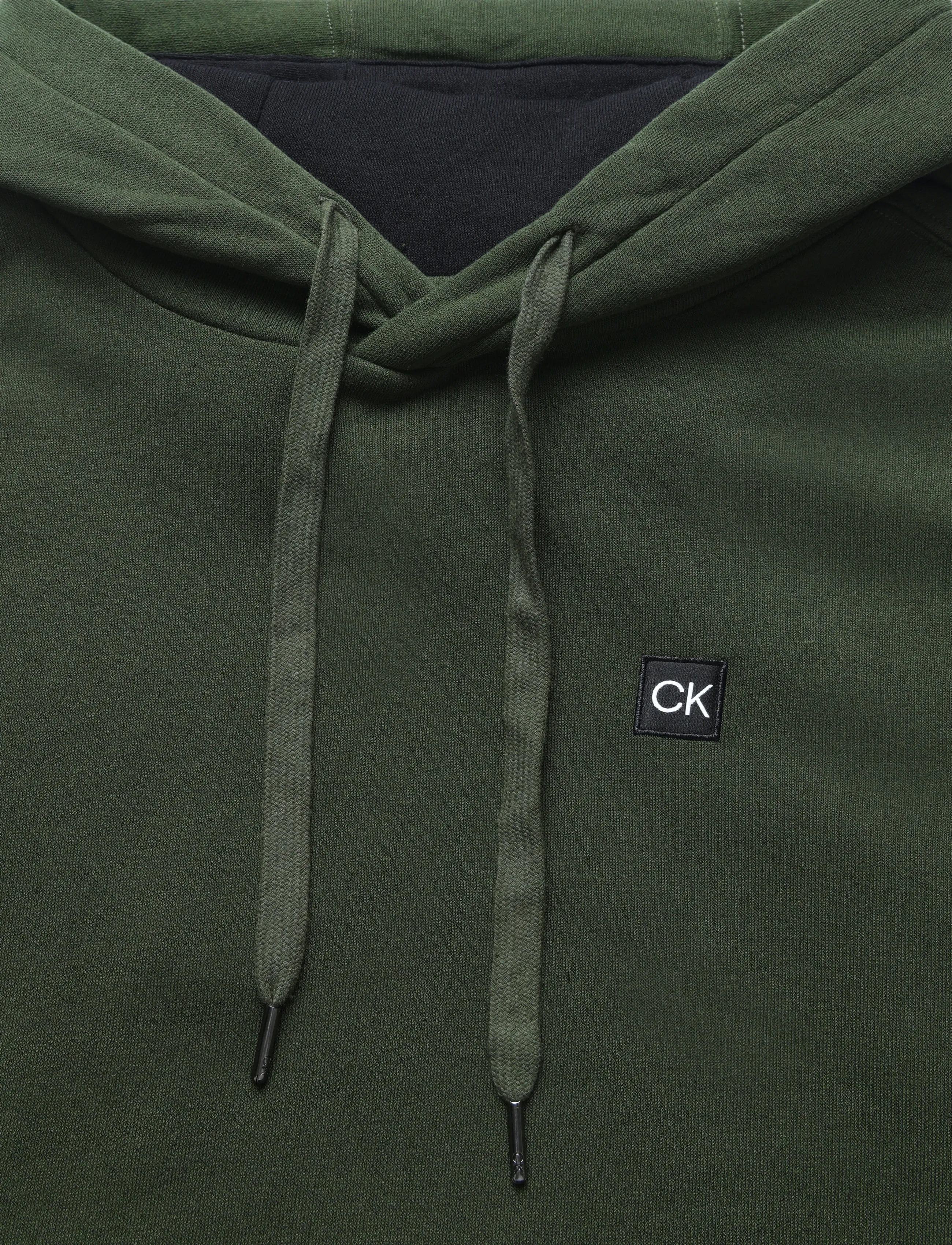 Calvin Klein Golf - WOVEN BADGE HOODIE - overdele - huntgrn - 2
