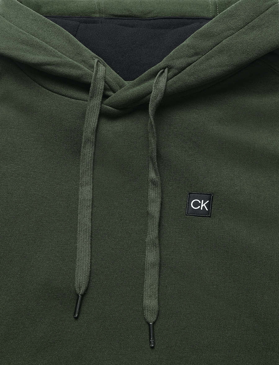 Calvin Klein Golf - WOVEN BADGE HOODIE - overdele - huntgrn - 2