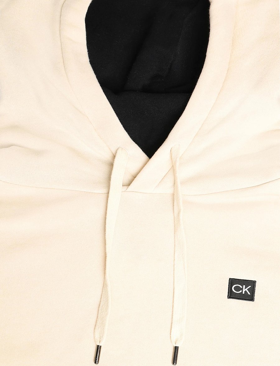 Calvin Klein Golf - WOVEN BADGE HOODIE - oatmeal - 2