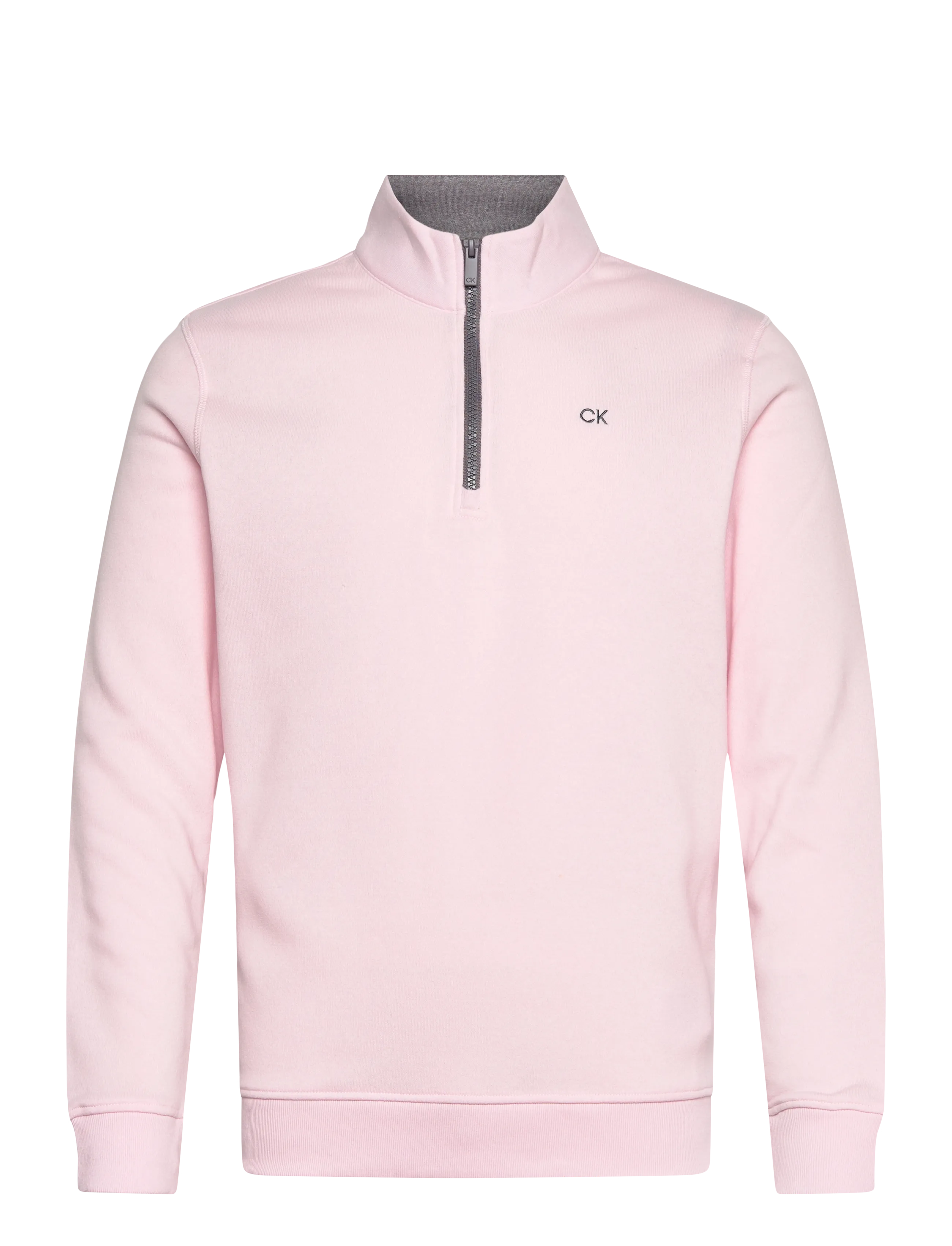Calvin Klein Golf ROCKY HALF ZIP SWEATSHIRT - Fleece - BABYPINK / pink/rose