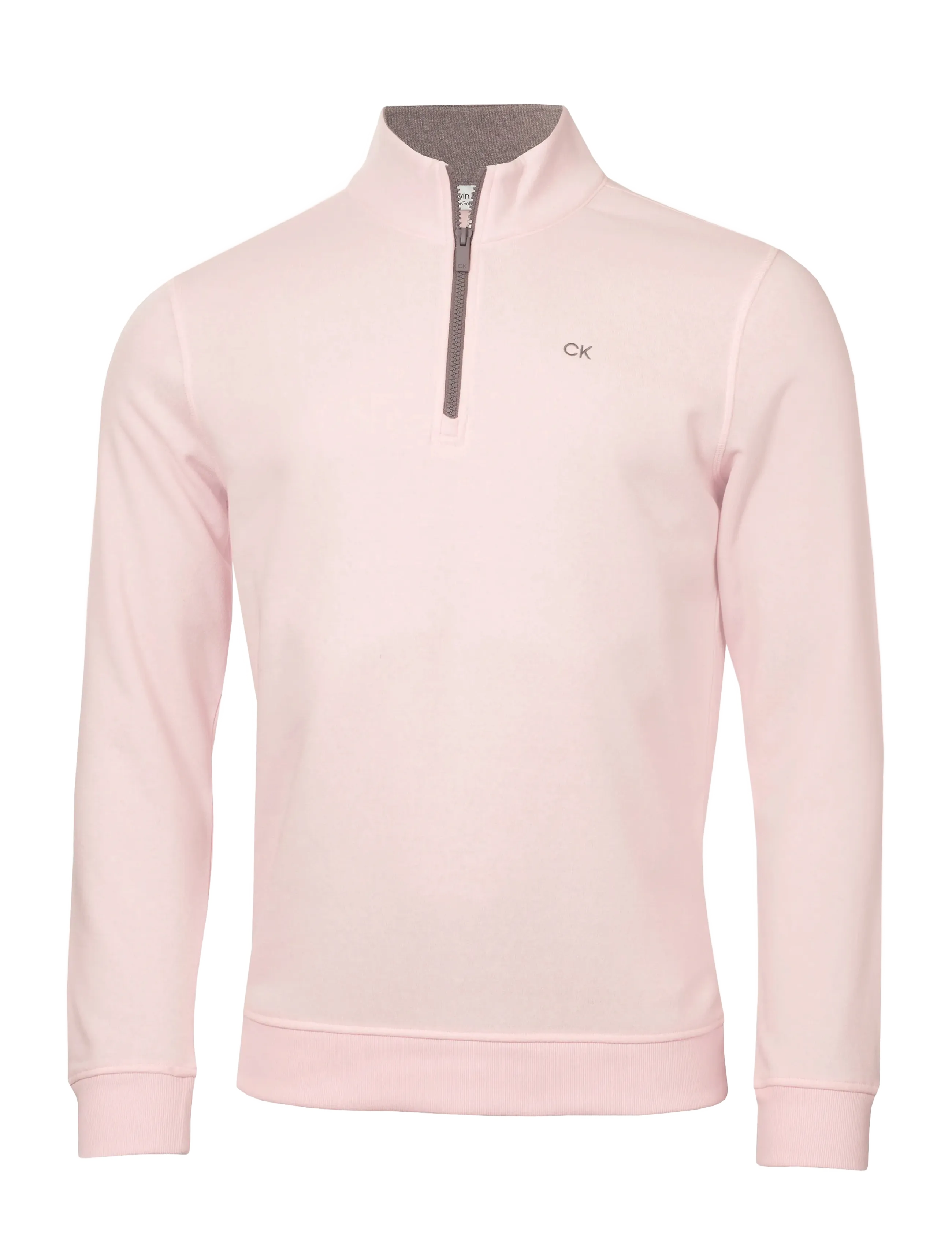 Calvin Klein Golf ROCKY HALF ZIP SWEATSHIRT - Talvised pakkumised - BABYPINK / pink/rose