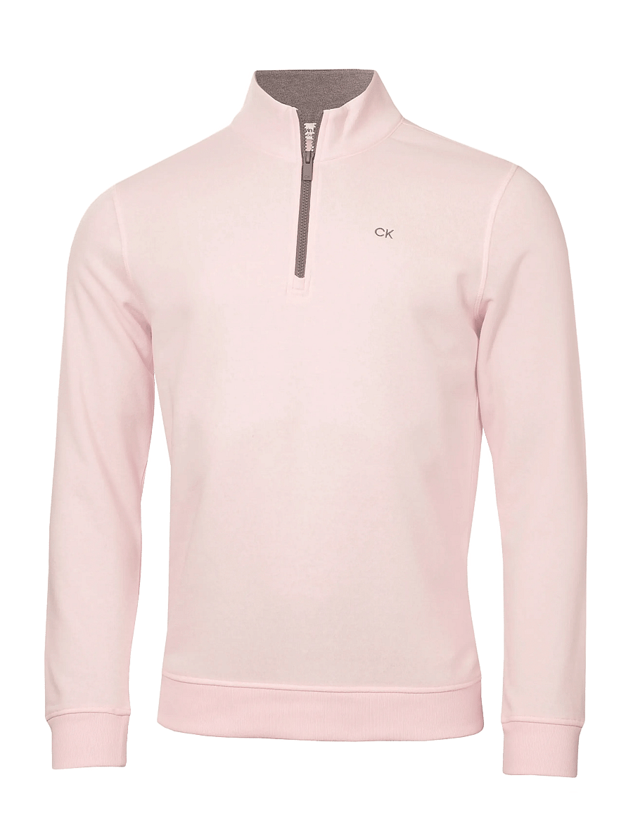 Calvin Klein Golf - ROCKY HALF ZIP SWEATSHIRT - overdele - babypink - 0