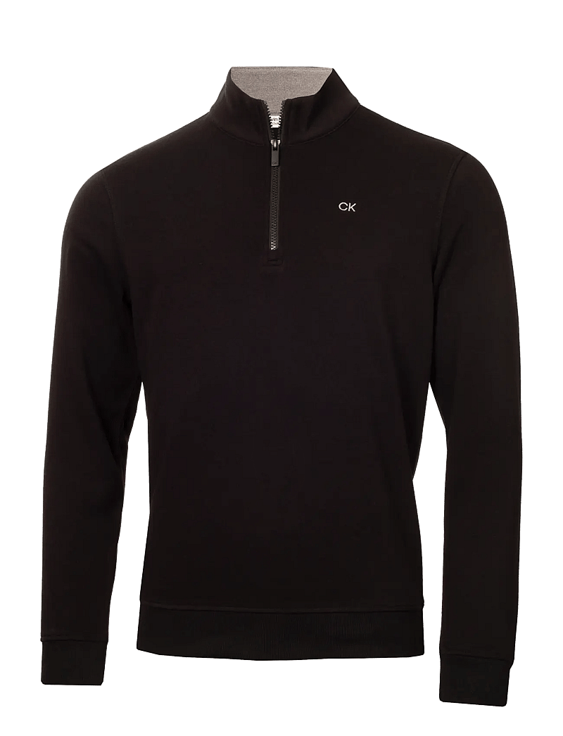 Calvin Klein Golf - ROCKY HALF ZIP SWEATSHIRT - tops - black - 0