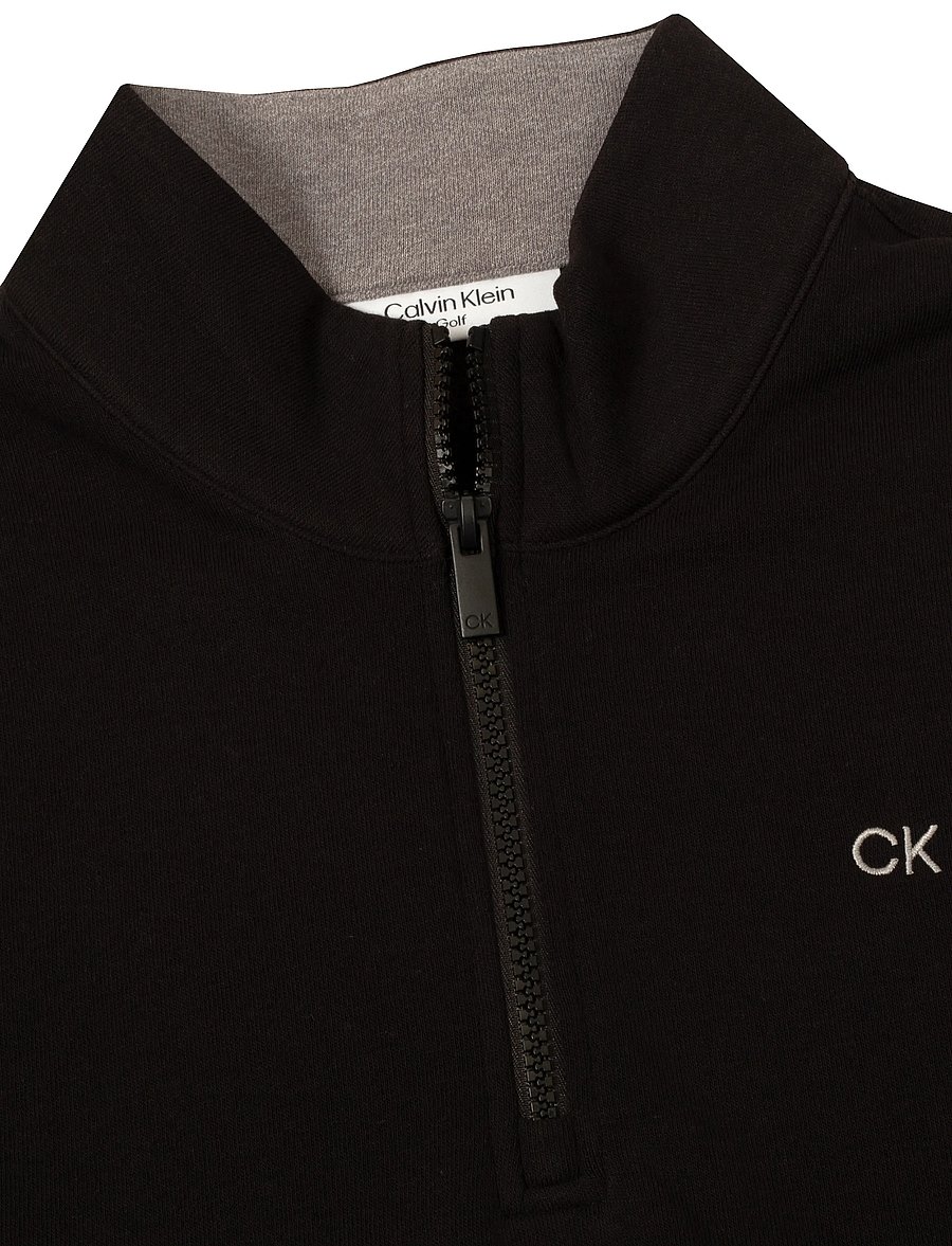 Calvin Klein Golf - ROCKY HALF ZIP SWEATSHIRT - oberteile - black - 2