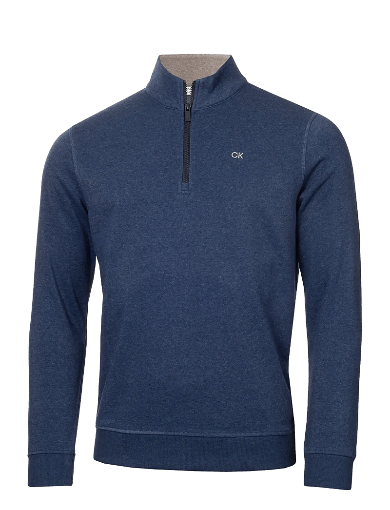 Calvin Klein Golf - ROCKY HALF ZIP SWEATSHIRT - oberteile - denimmrl - 0
