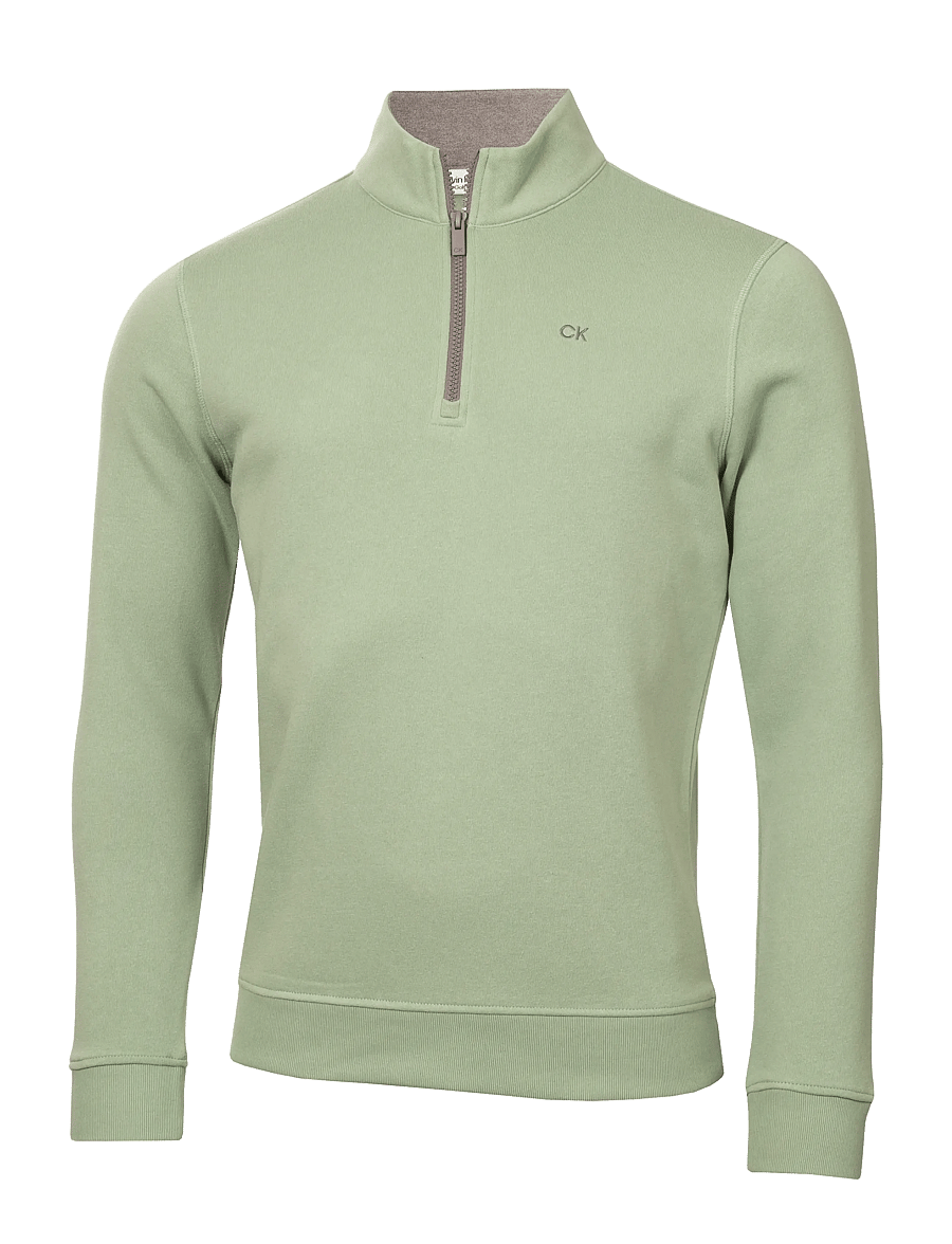Calvin Klein Golf - ROCKY HALF ZIP SWEATSHIRT - oberteile - sage - 0
