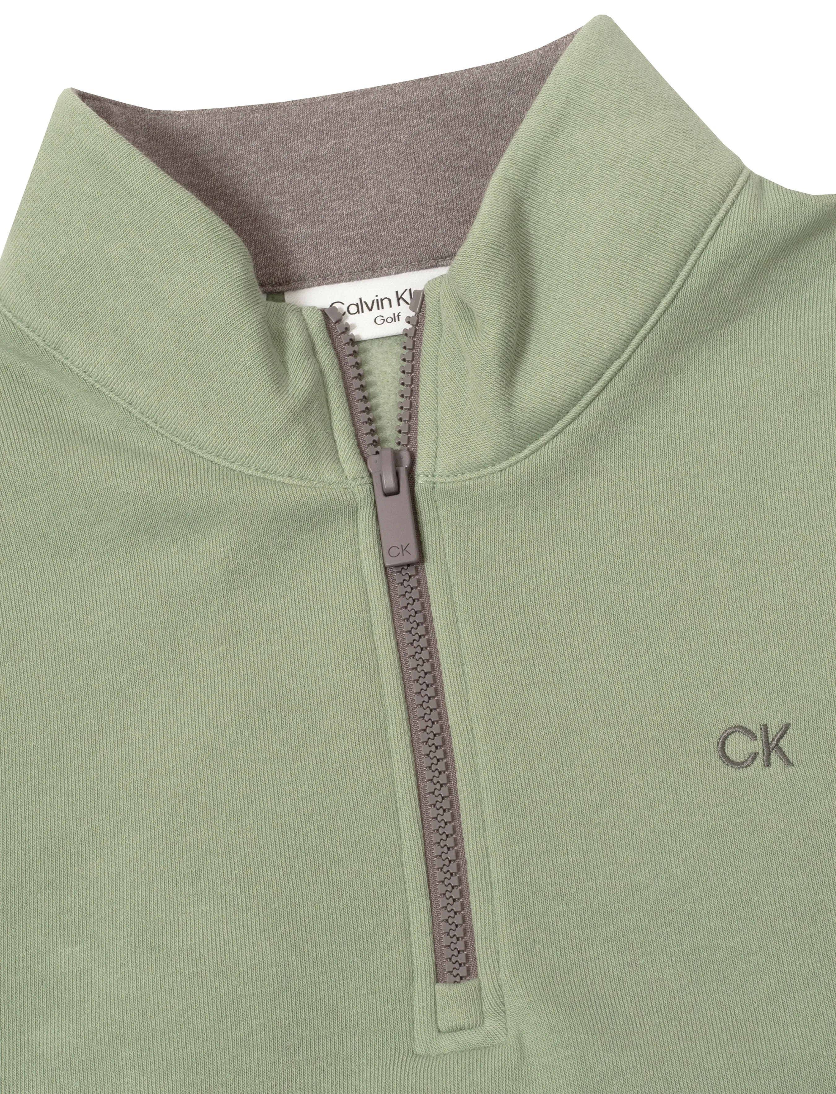 Calvin Klein Golf - ROCKY HALF ZIP SWEATSHIRT - oberteile - sage - 2