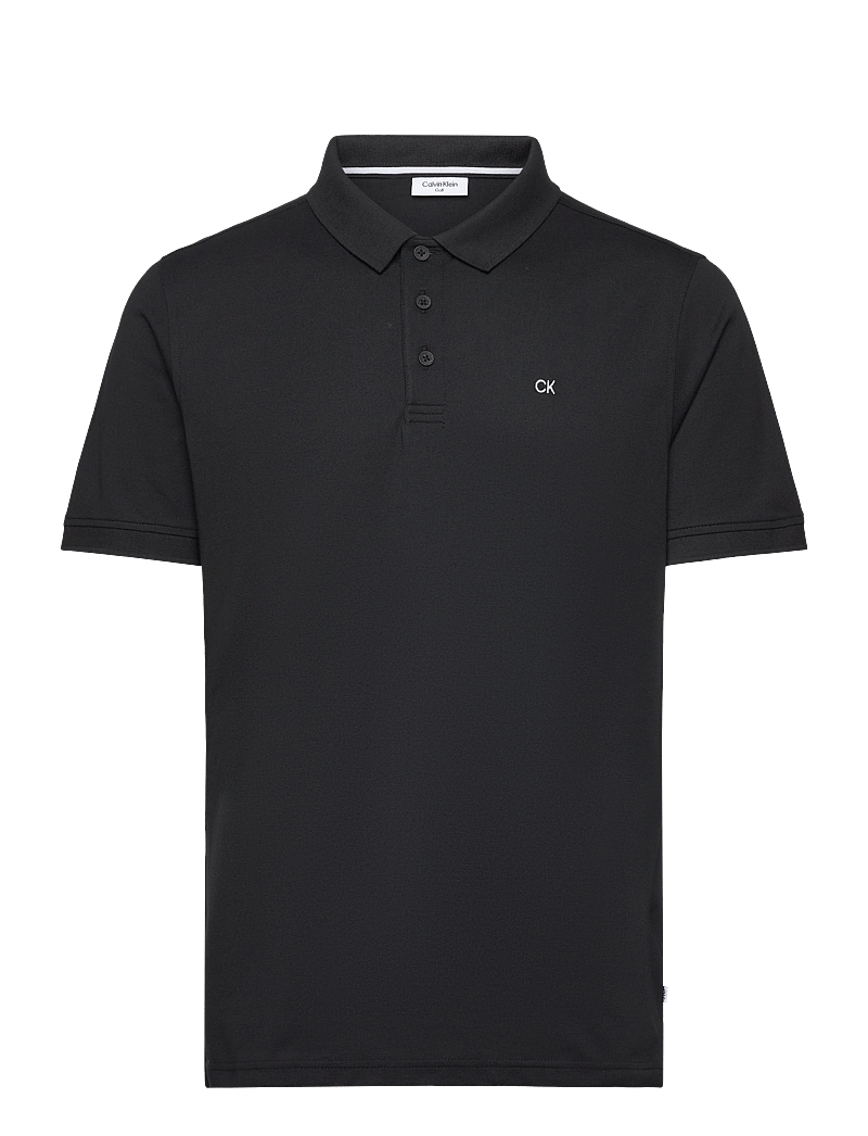 Calvin Klein Golf - QUAD POLO - toppar & t-shirts - black - 1