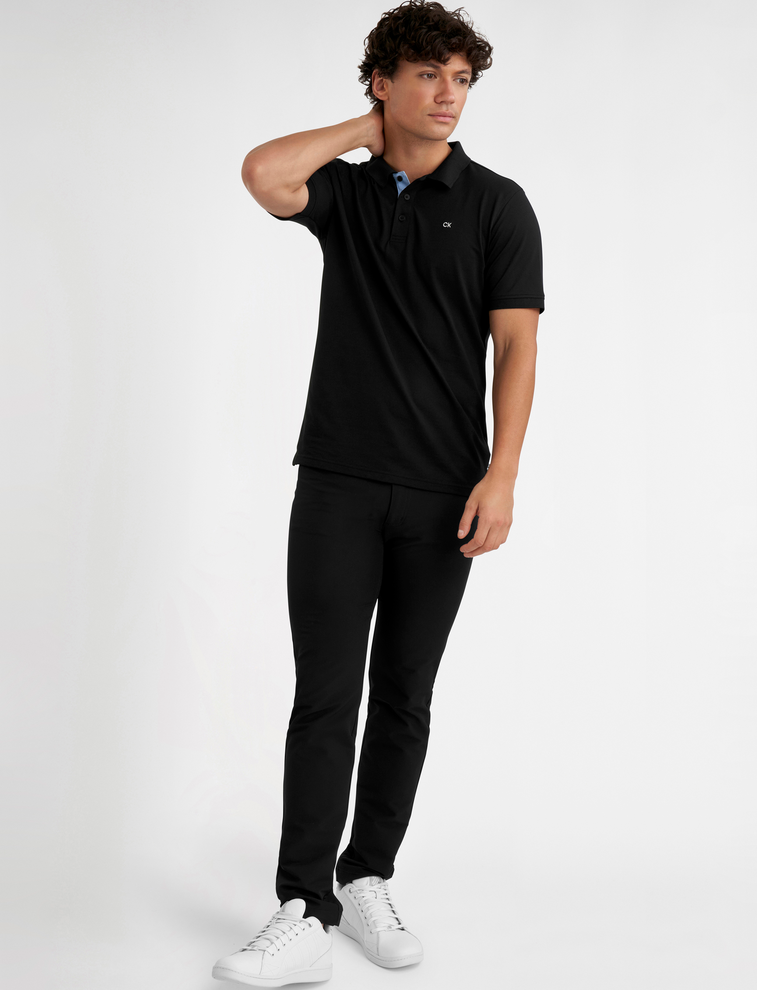 Calvin Klein Golf - QUAD POLO - polos - black - 3