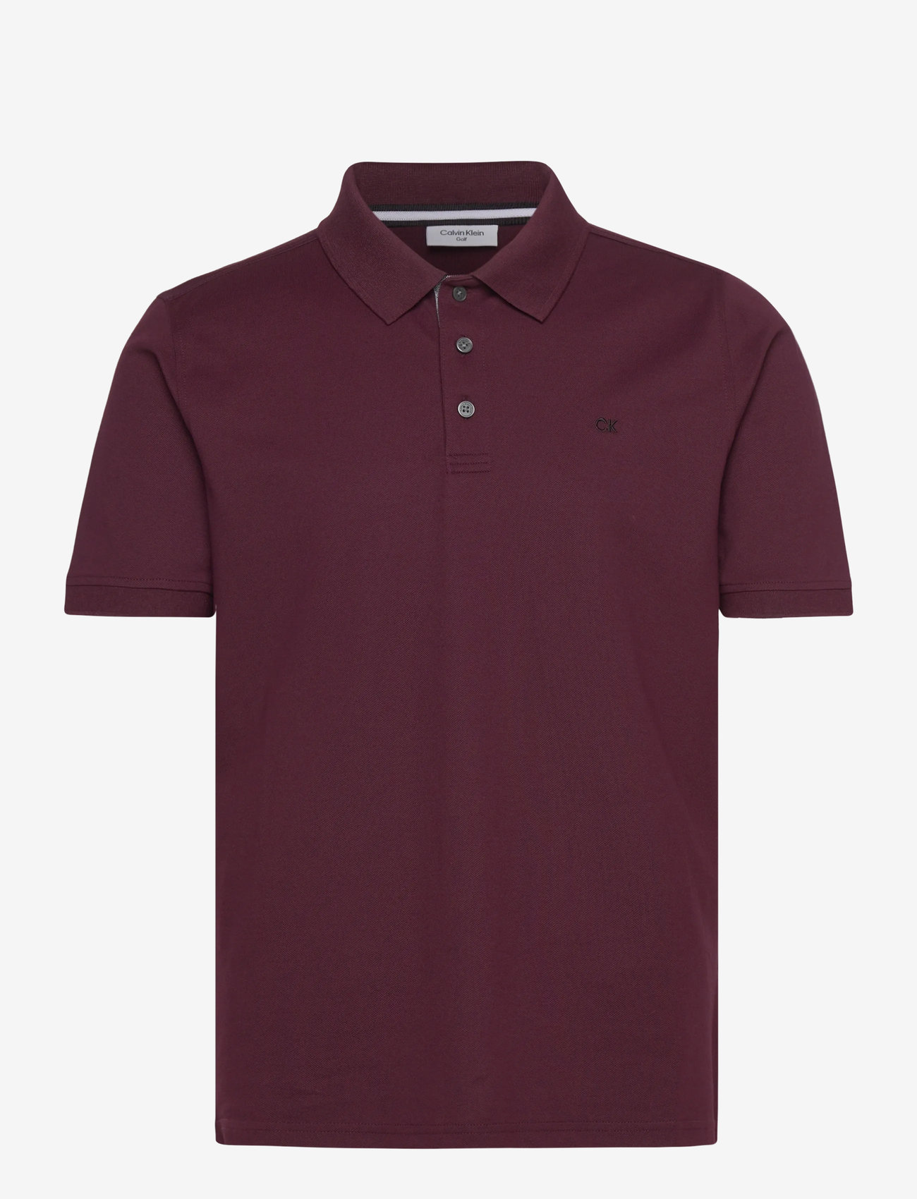Calvin Klein Golf - QUAD POLO - toppar & t-shirts - blackber - 0