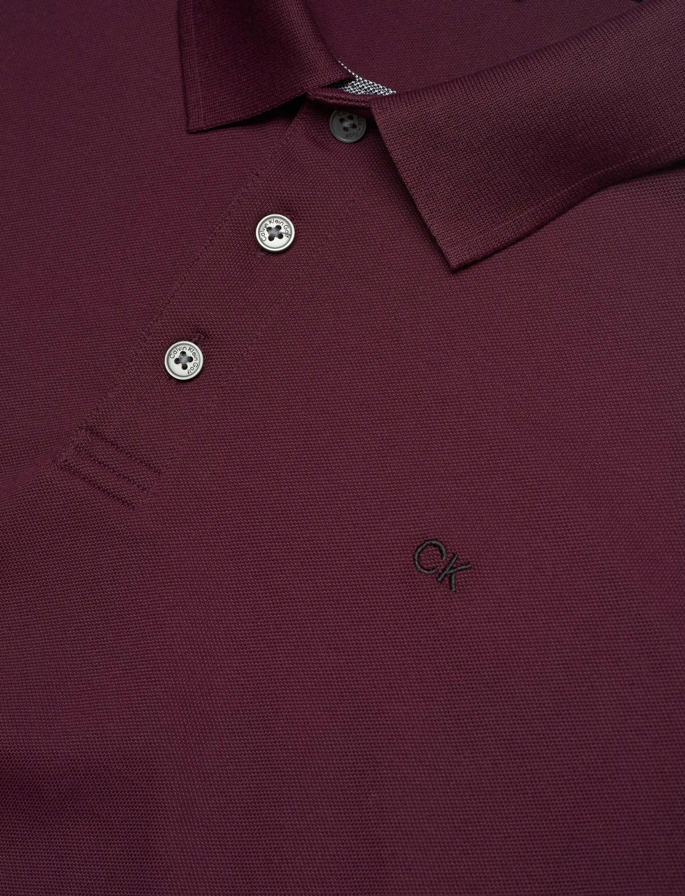 Calvin Klein Golf - QUAD POLO - kortærmede poloer - blackber - 2