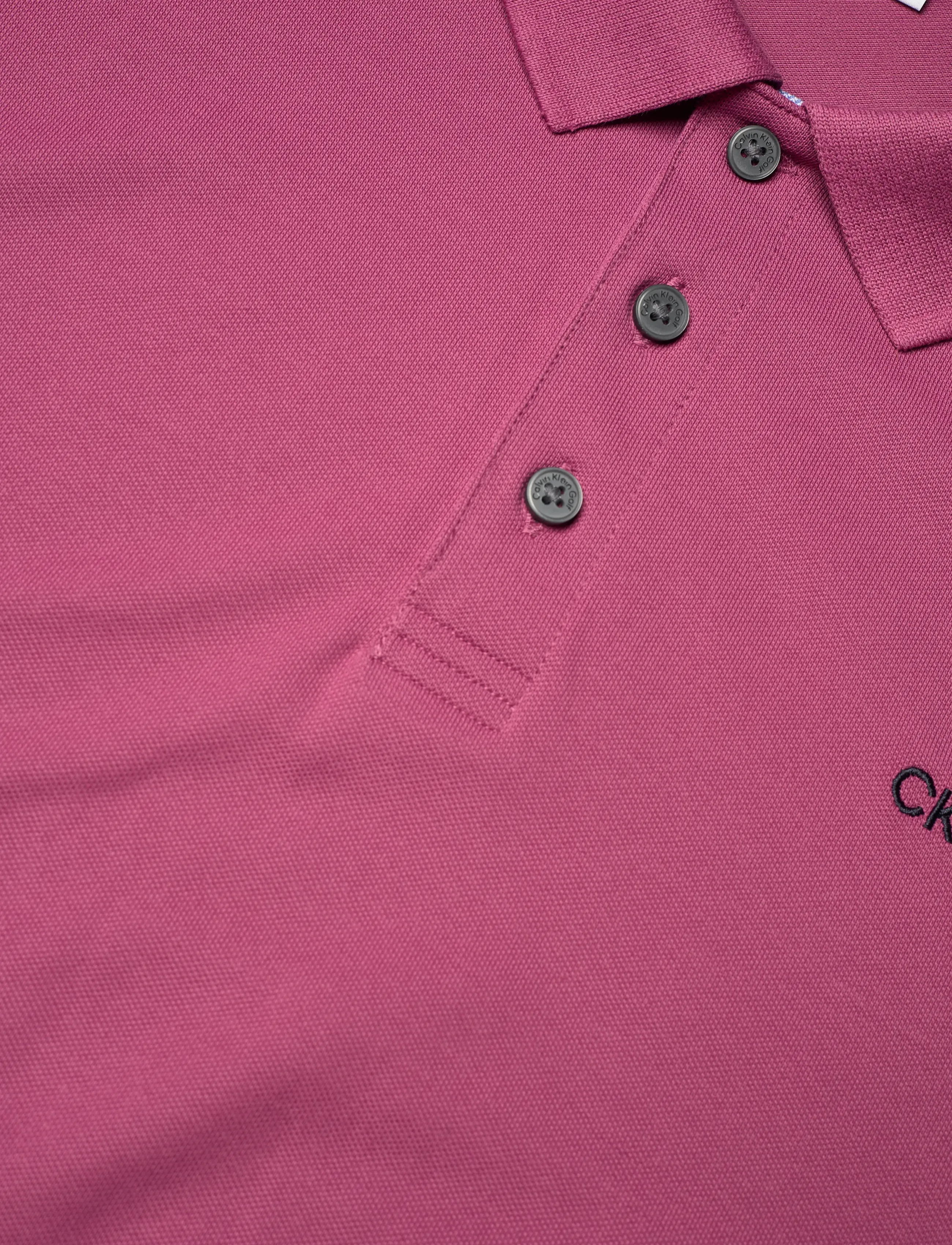 Calvin Klein Golf - QUAD POLO - kortærmede poloer - mauve - 2
