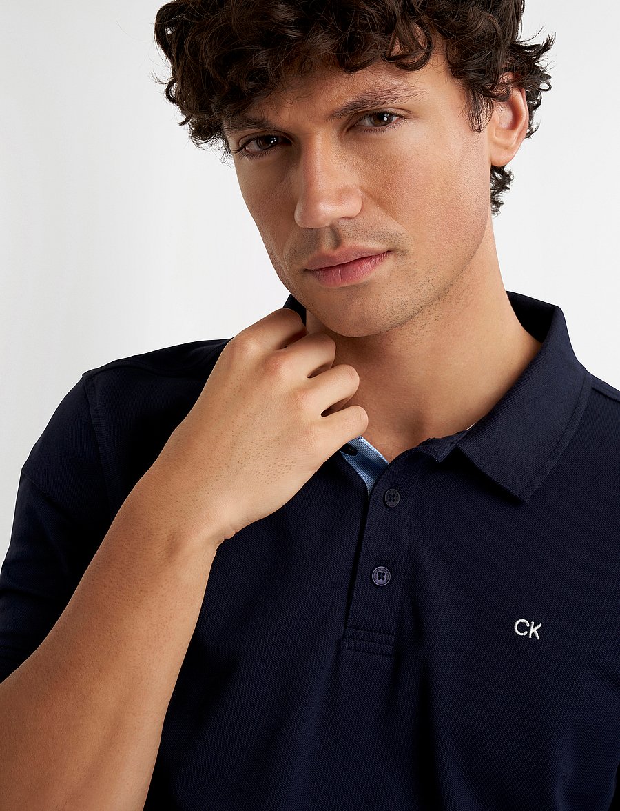 Calvin Klein Golf - QUAD POLO - toppe & t-shirts - navy - 4