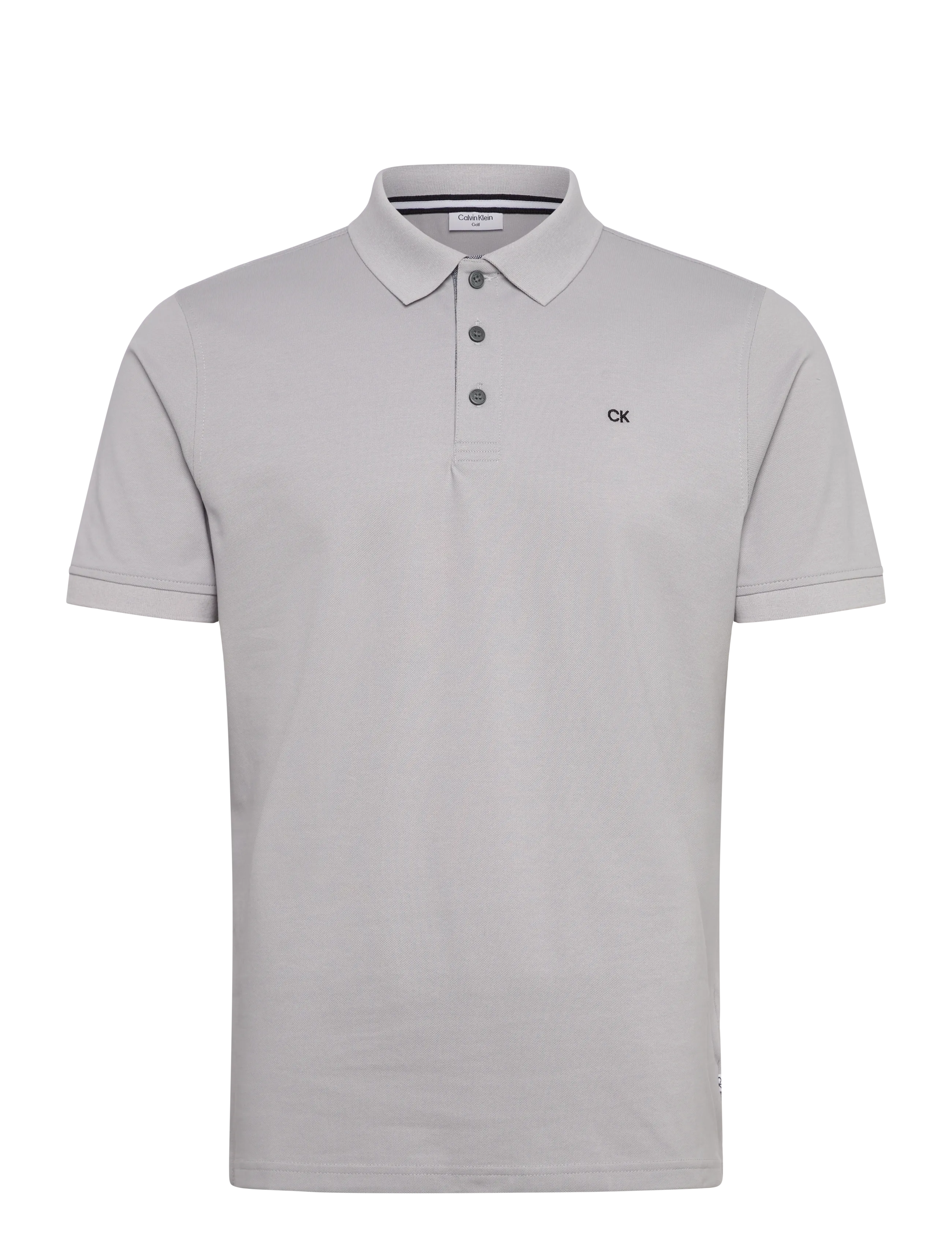 CALVIN KLEIN GOLF Quad Polo Silber - S - Herren