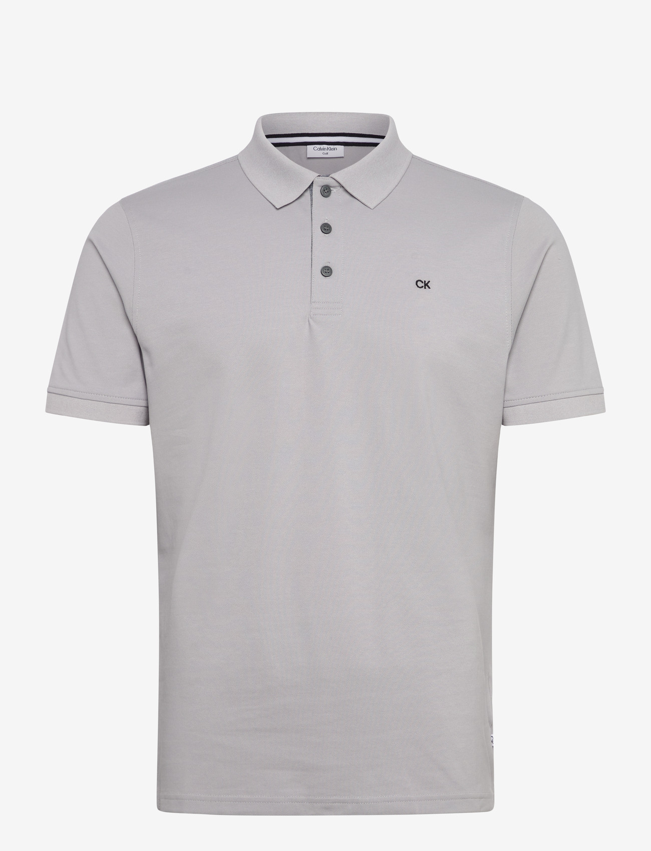 Calvin Klein Golf - QUAD POLO - oberteile & t-shirts - silver - 0