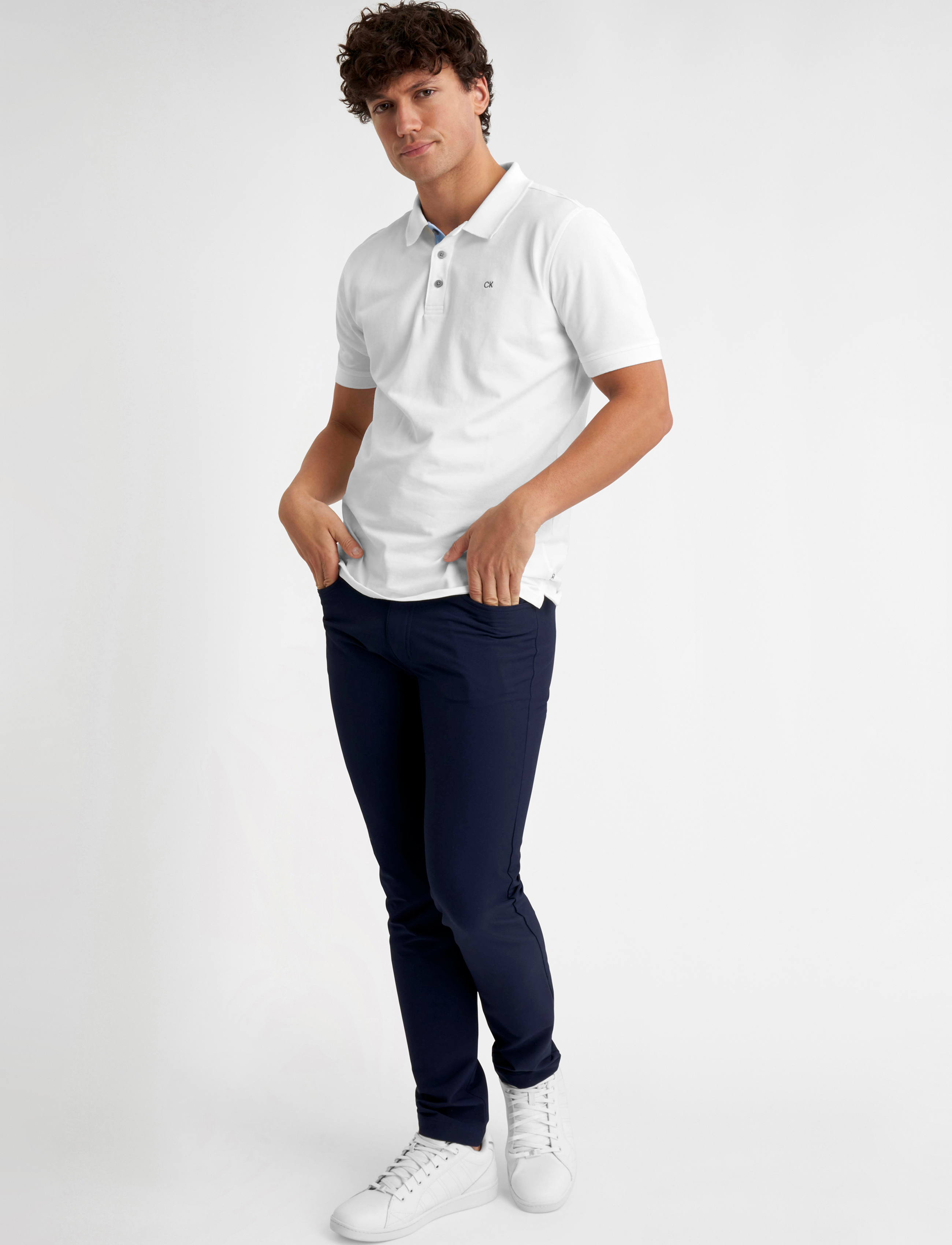Calvin Klein Golf - QUAD POLO - polos - white - 3