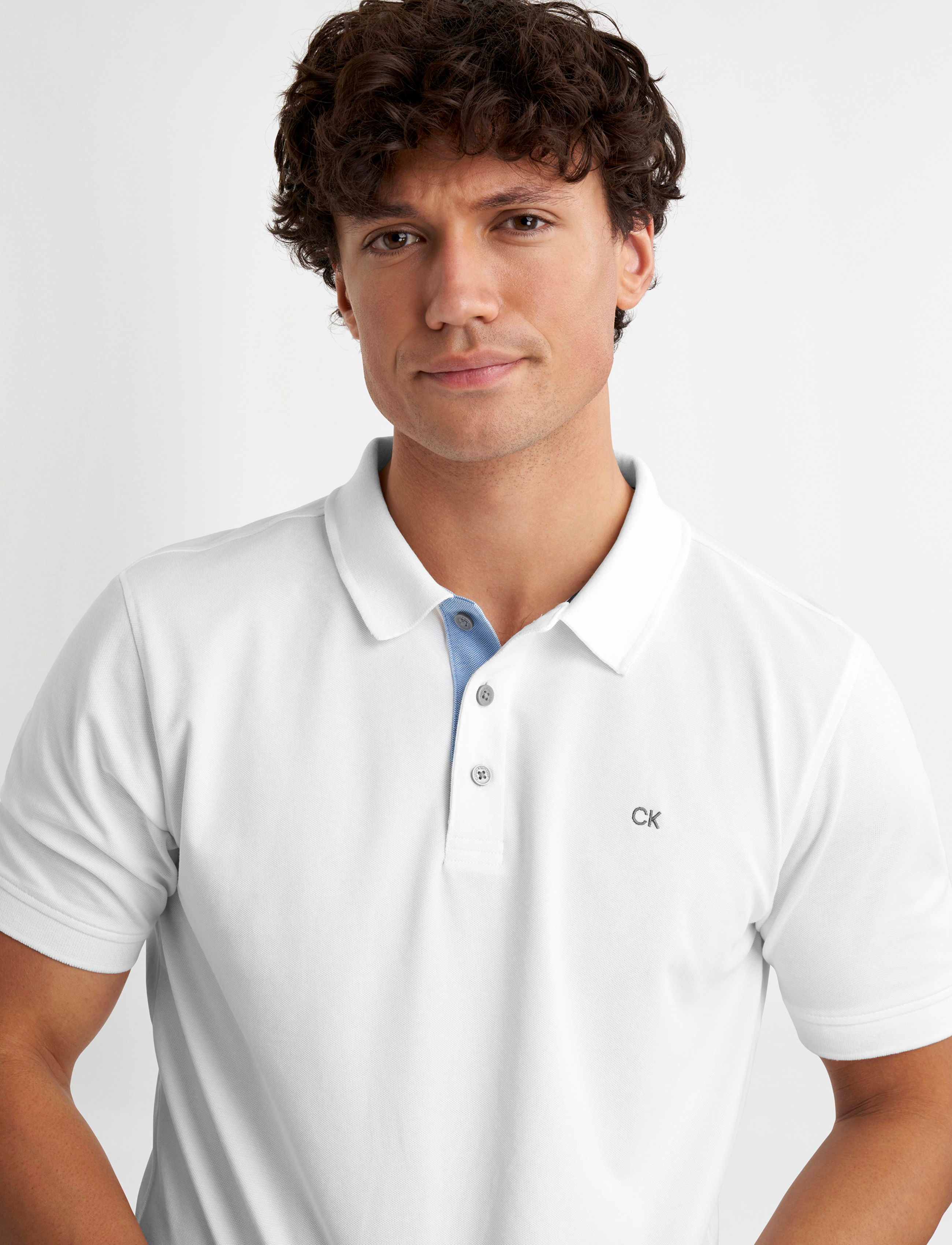 Calvin Klein Golf - QUAD POLO - polos - white - 4