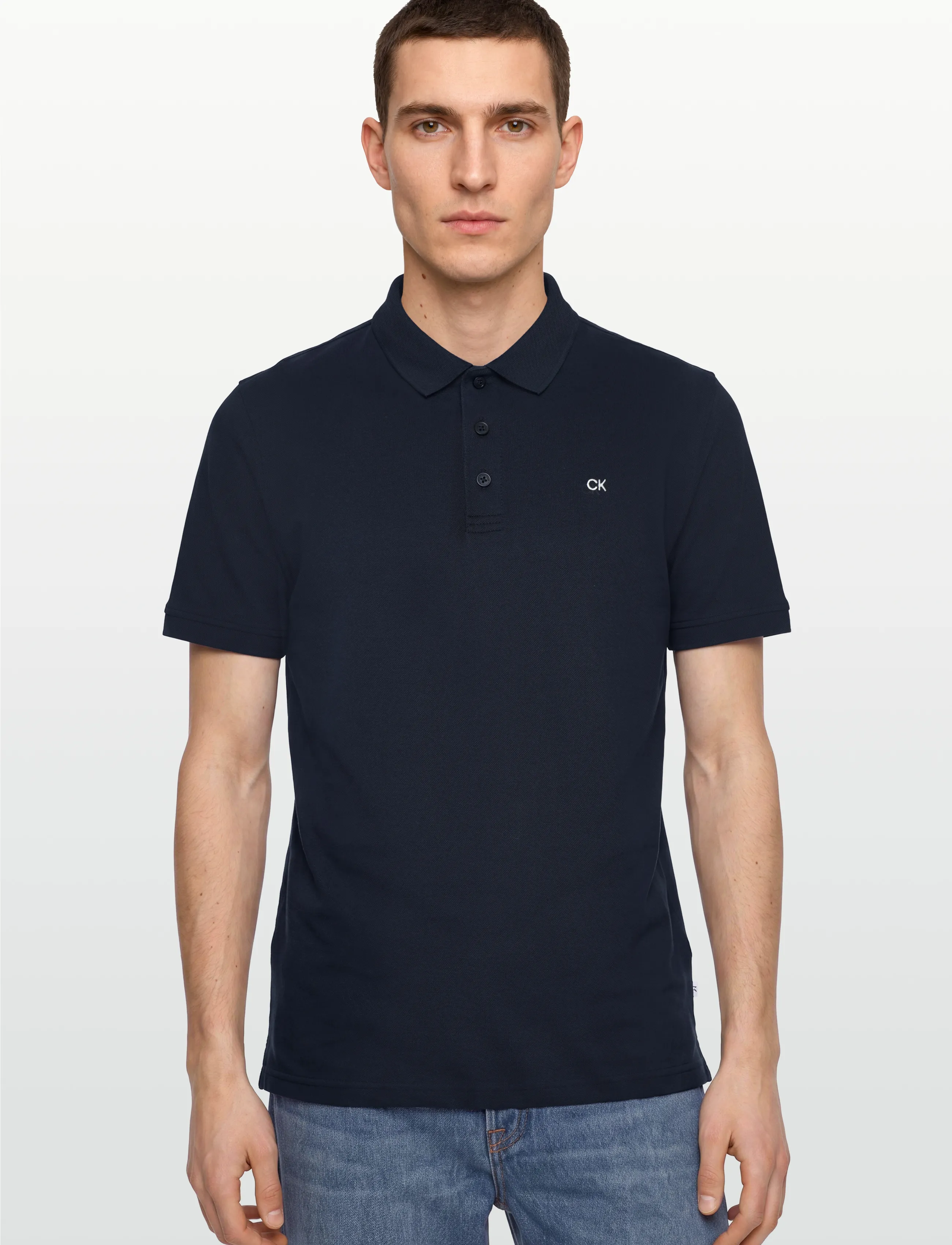 Calvin Klein Golf - CLASSIC QUAD POLO - toppar & t-shirts - navy - 3