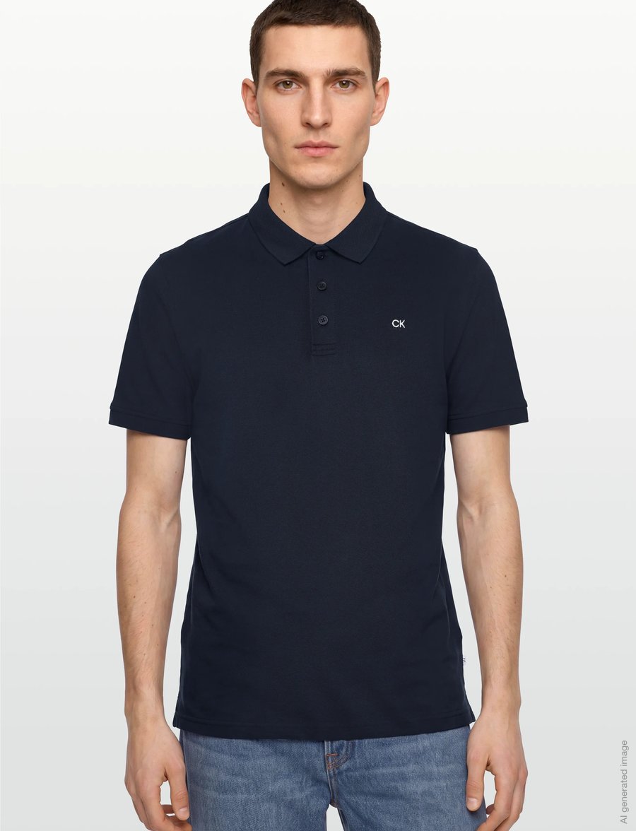 Calvin Klein Golf - CLASSIC QUAD POLO - toppar & t-shirts - navy - 3