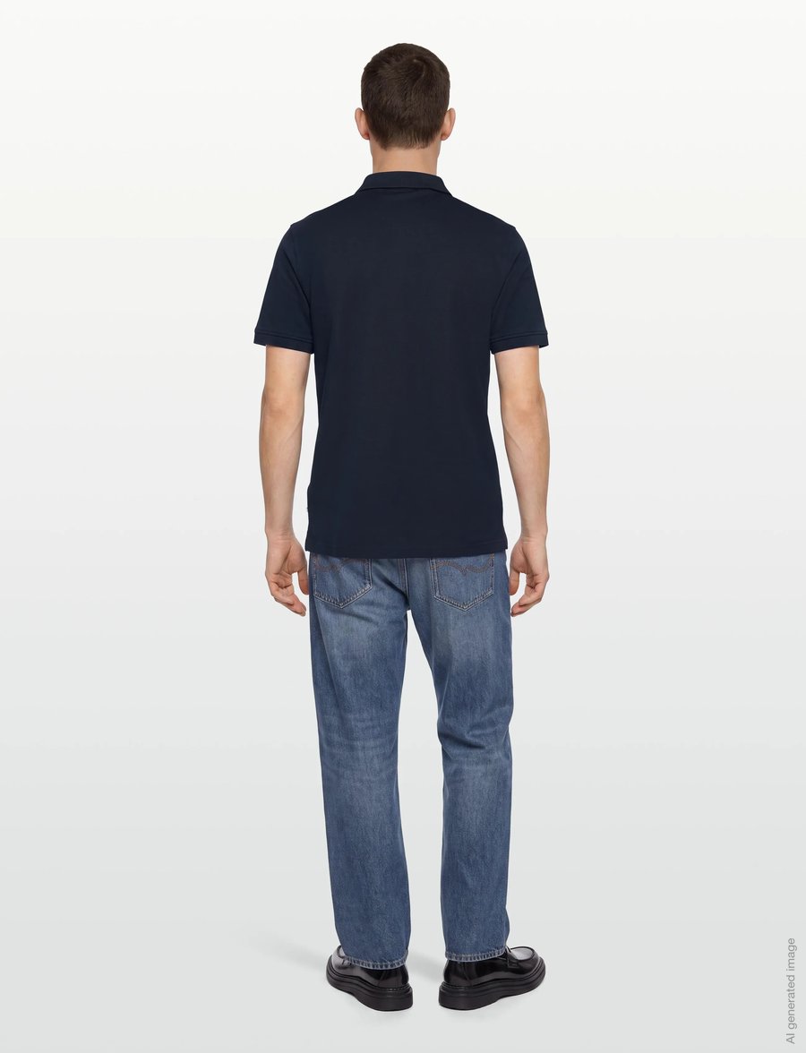 Calvin Klein Golf - CLASSIC QUAD POLO - toppar & t-shirts - navy - 4
