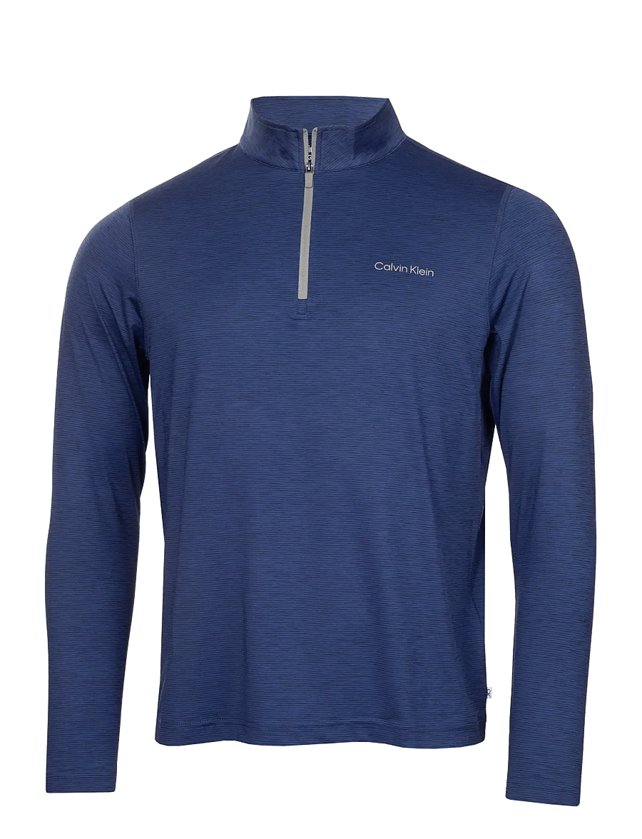 Calvin Klein Golf - PINEHURST 1/4 ZIP LAYERING - aluskihina kantavad alussärgid - dkfrnvy - 0