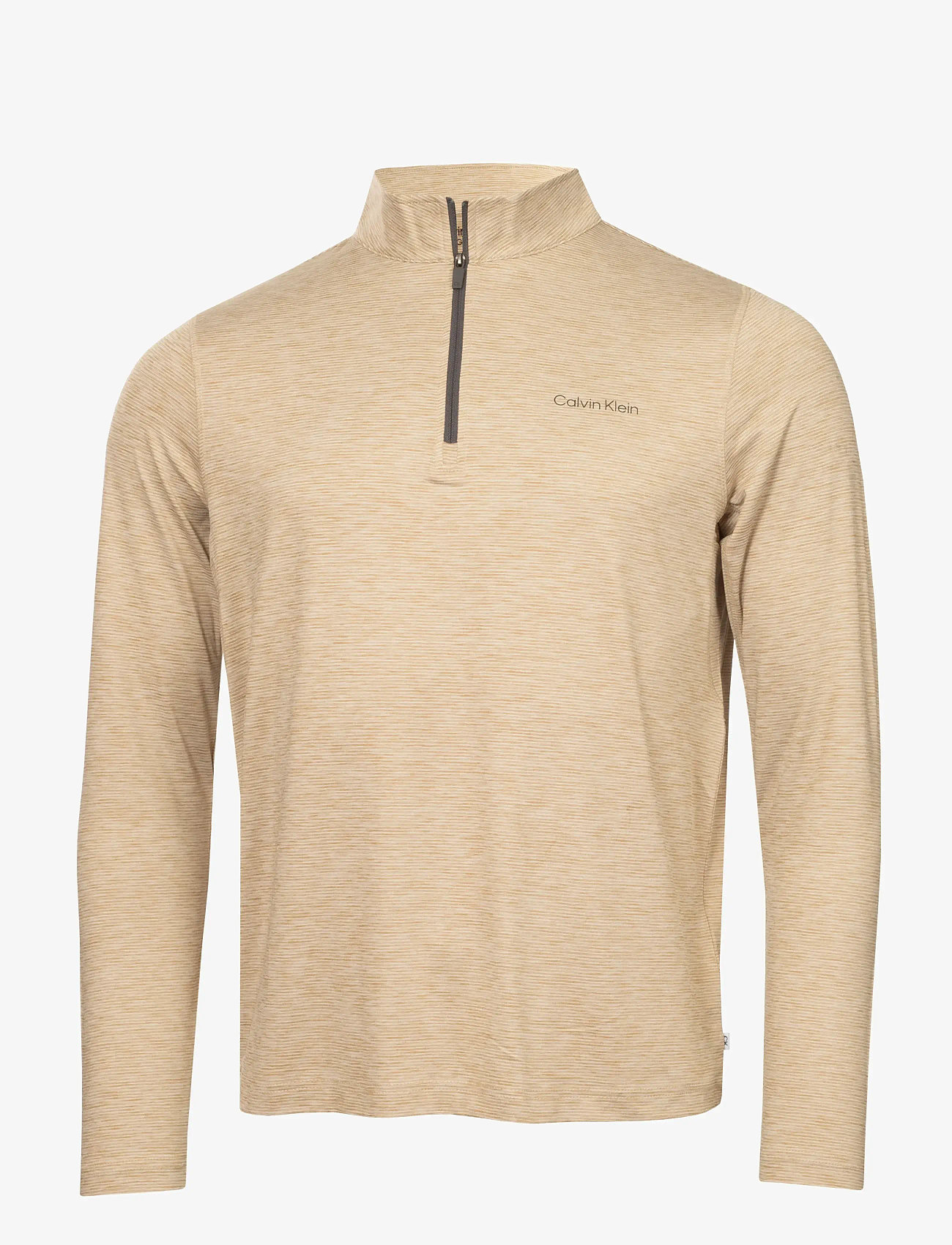 Calvin Klein Golf - PINEHURST 1/4 ZIP LAYERING - baselayer overdele - khaki - 0