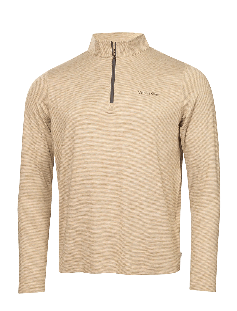 Calvin Klein Golf - PINEHURST 1/4 ZIP LAYERING - baselayer overdele - khaki - 0