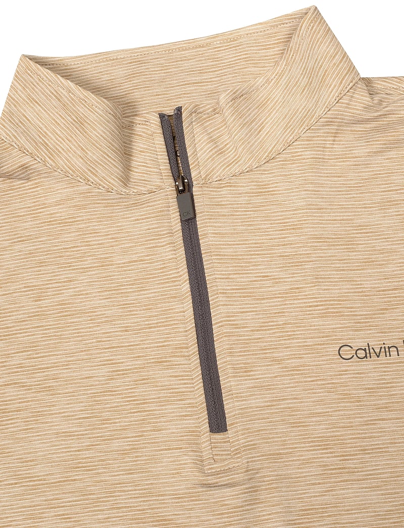 Calvin Klein Golf - PINEHURST 1/4 ZIP LAYERING - baselayer overdele - khaki - 2