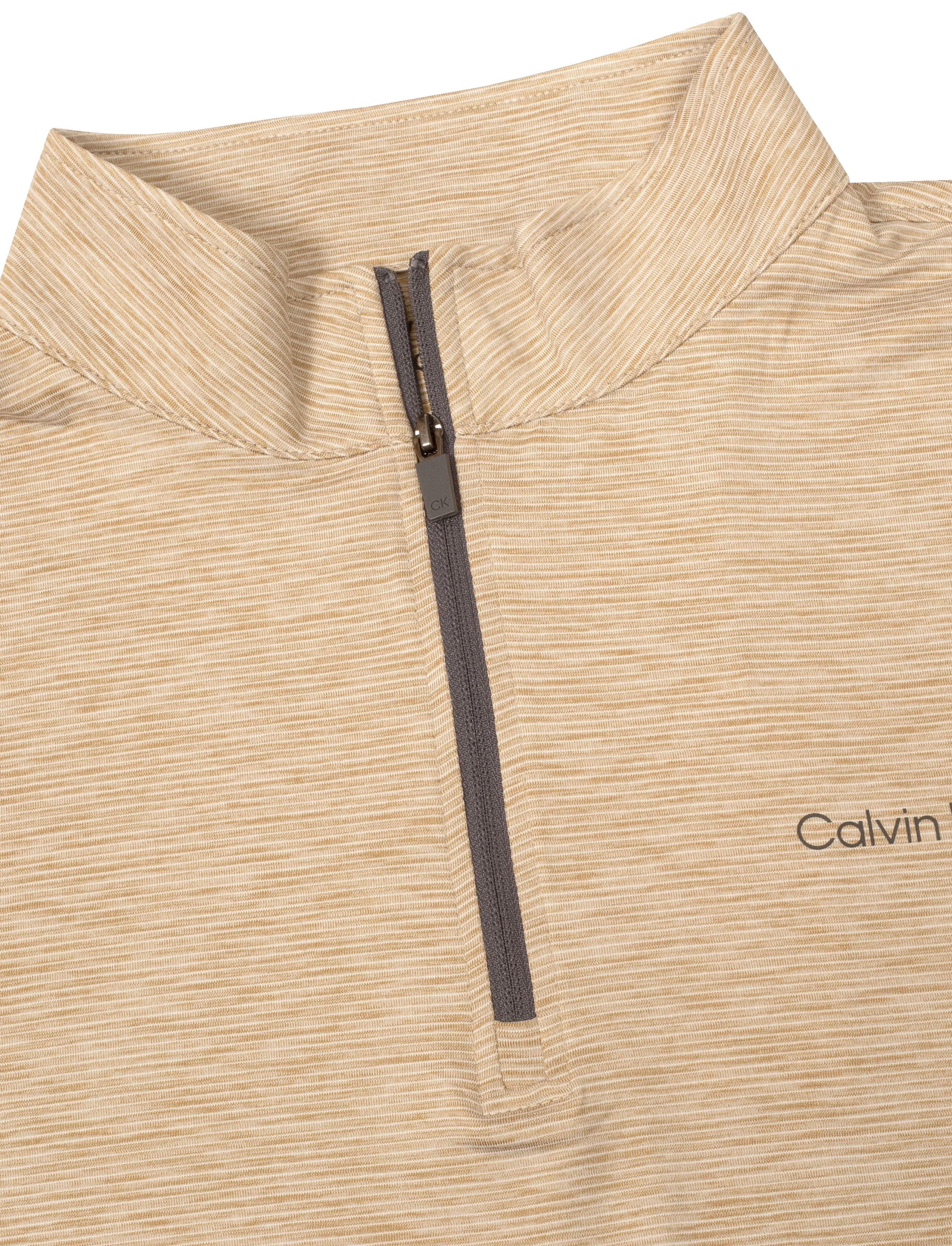Calvin Klein Golf - PINEHURST 1/4 ZIP LAYERING - base layer tops - khaki - 2