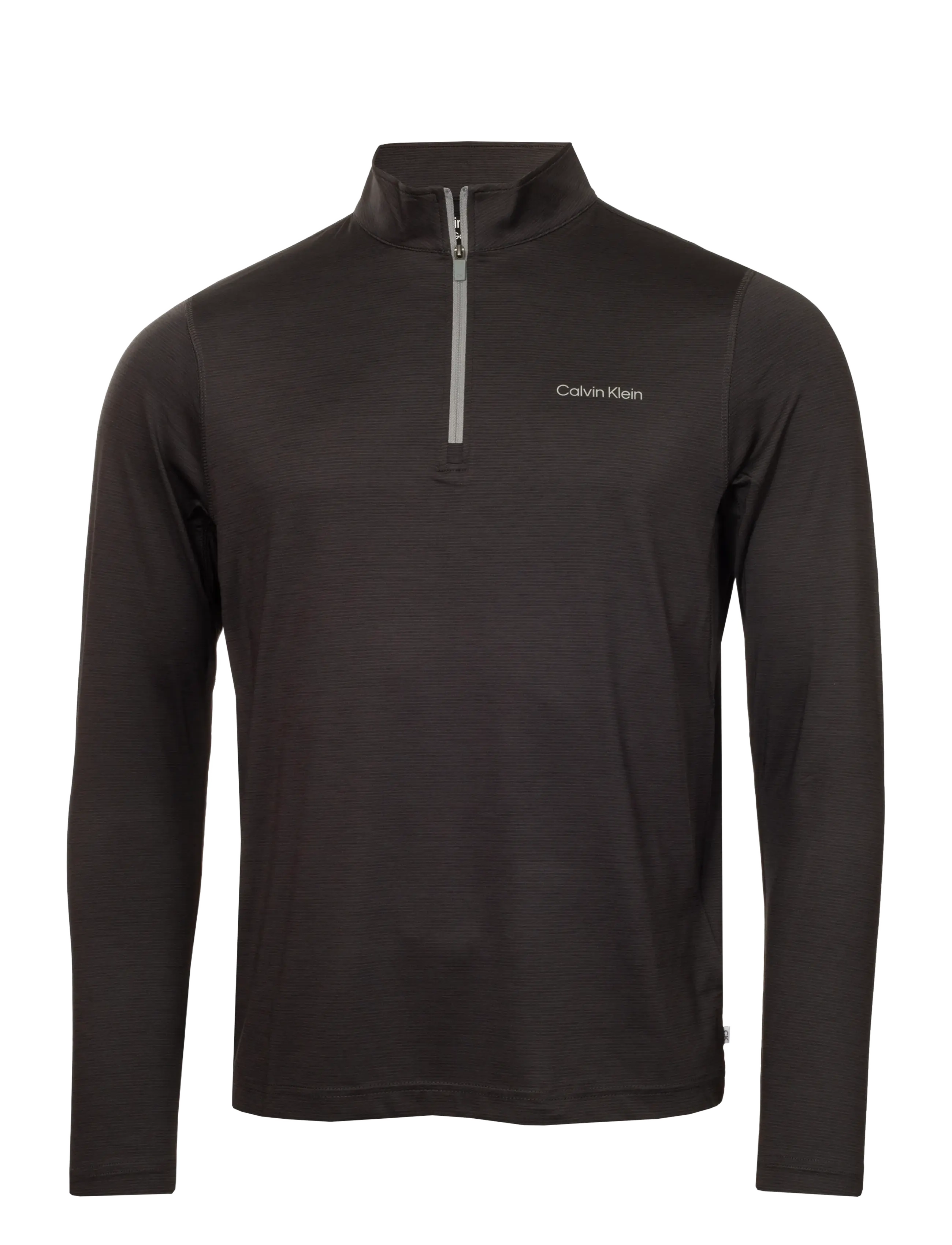 Calvin Klein Golf PINEHURST 1/4 ZIP LAYERING - Underställströjor - MIDNBLK / brown