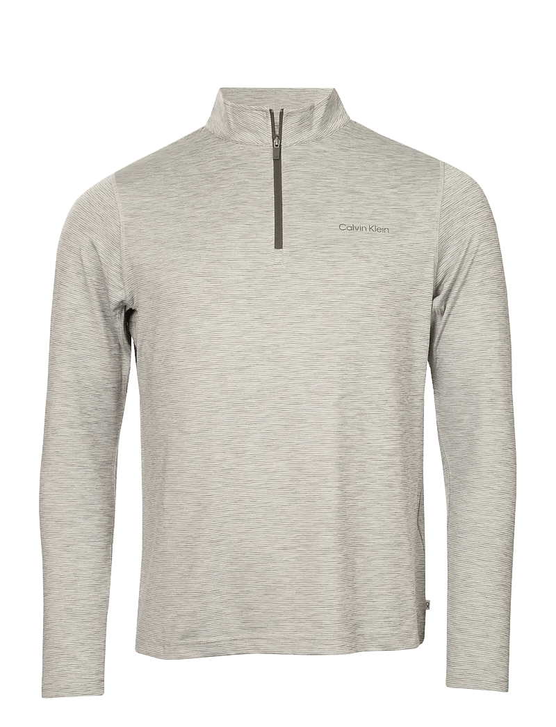 Calvin Klein Golf - PINEHURST 1/4 ZIP LAYERING - funktionsunterwäsche - oberteile - silver - 0