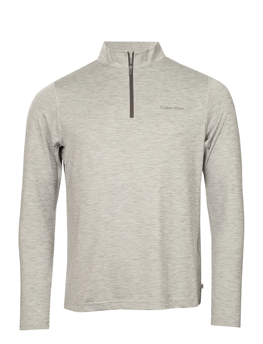 Calvin Klein Golf - PINEHURST 1/4 ZIP LAYERING - underställströjor - silver - 0