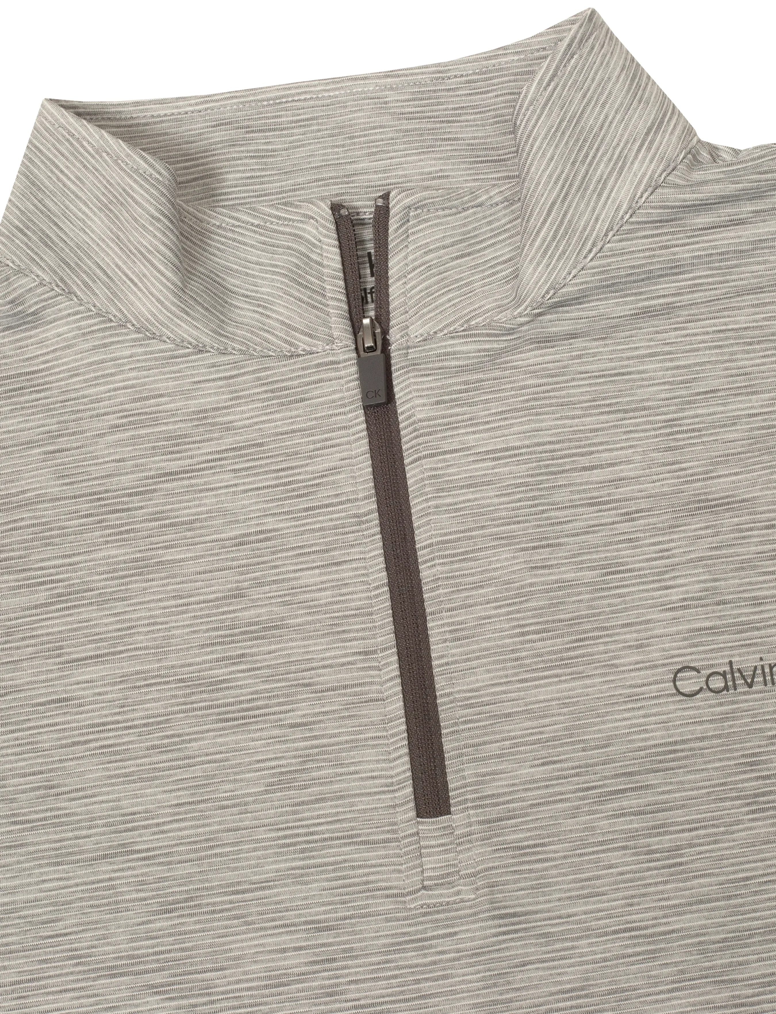 Calvin Klein Golf - PINEHURST 1/4 ZIP LAYERING - underställströjor - silver - 2