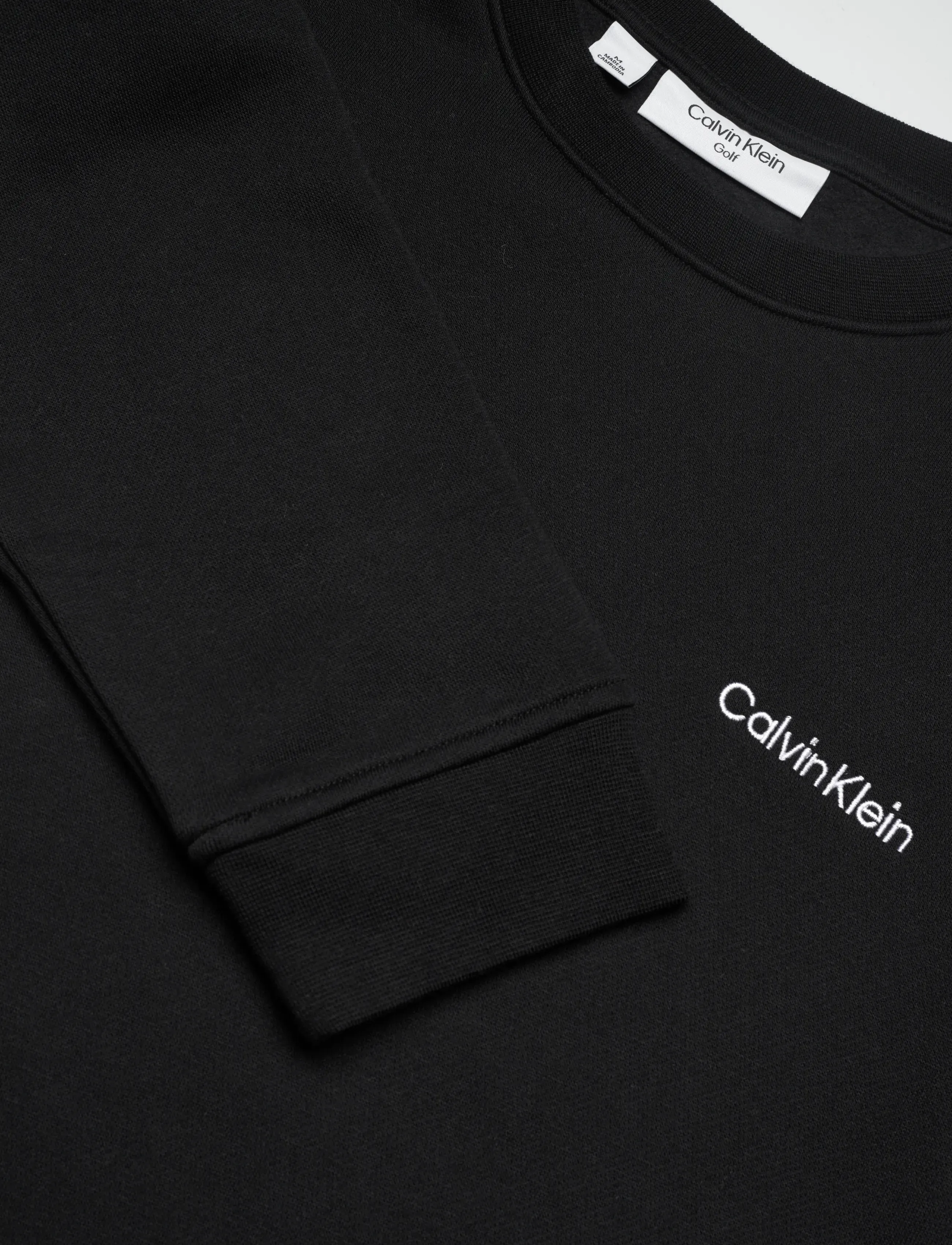 Calvin Klein Golf - WEST LAKE CREW SWEATSHIRT - oberteile - black - 2