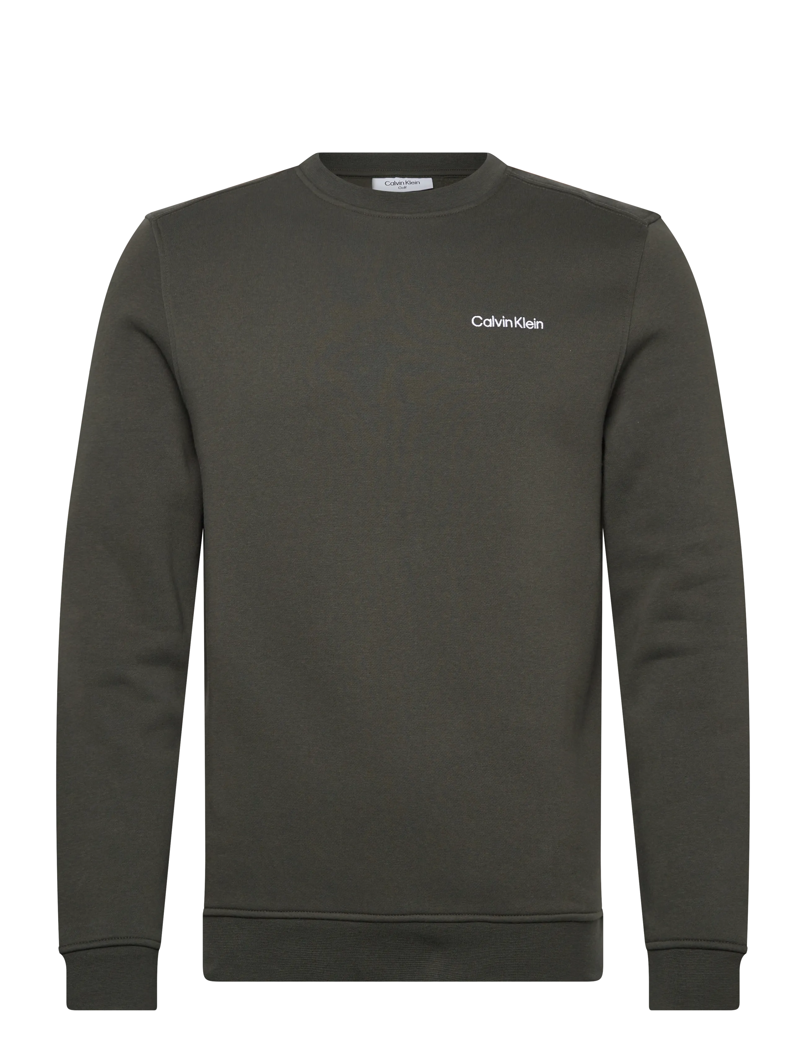 Calvin Klein Golf WEST LAKE CREW SWEATSHIRT - Tops - HUNTGRN / khaki/green